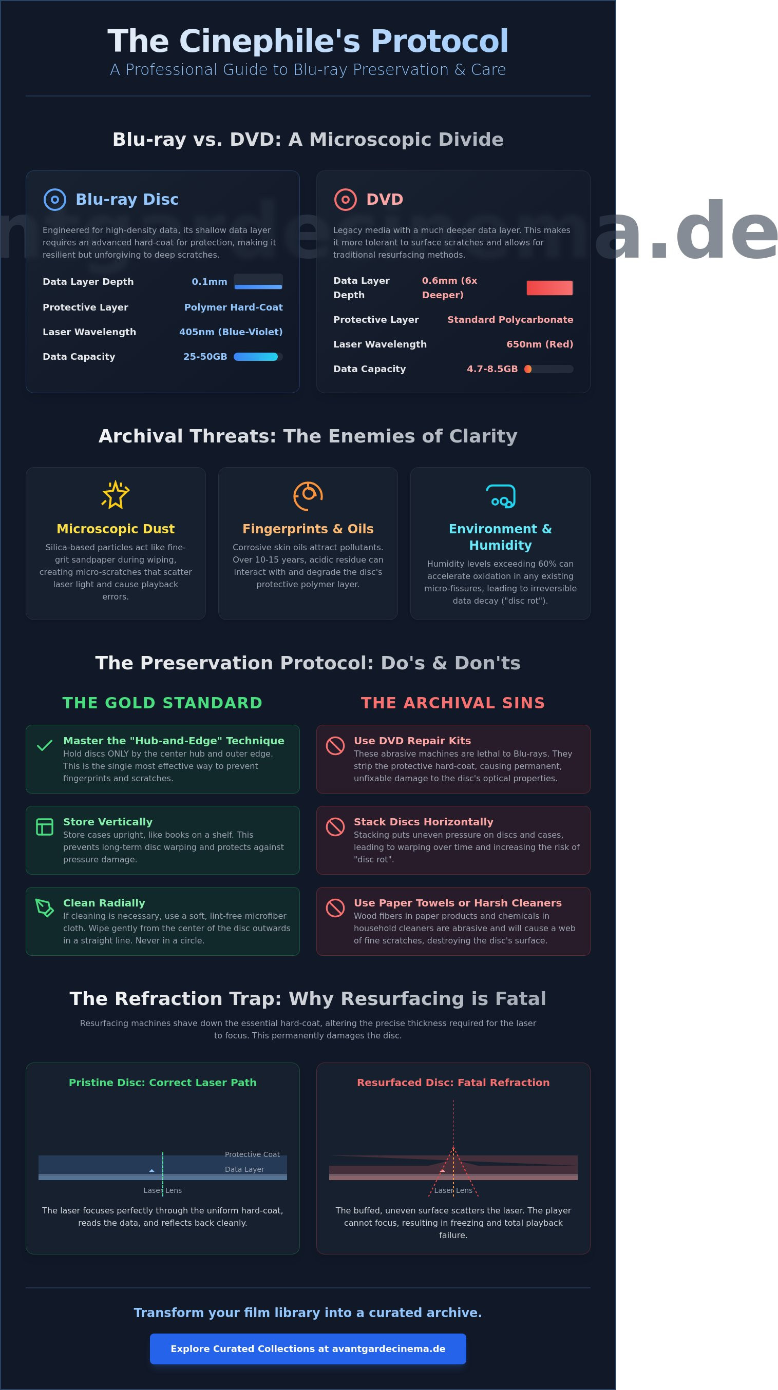 How to avoid blu-ray scratches