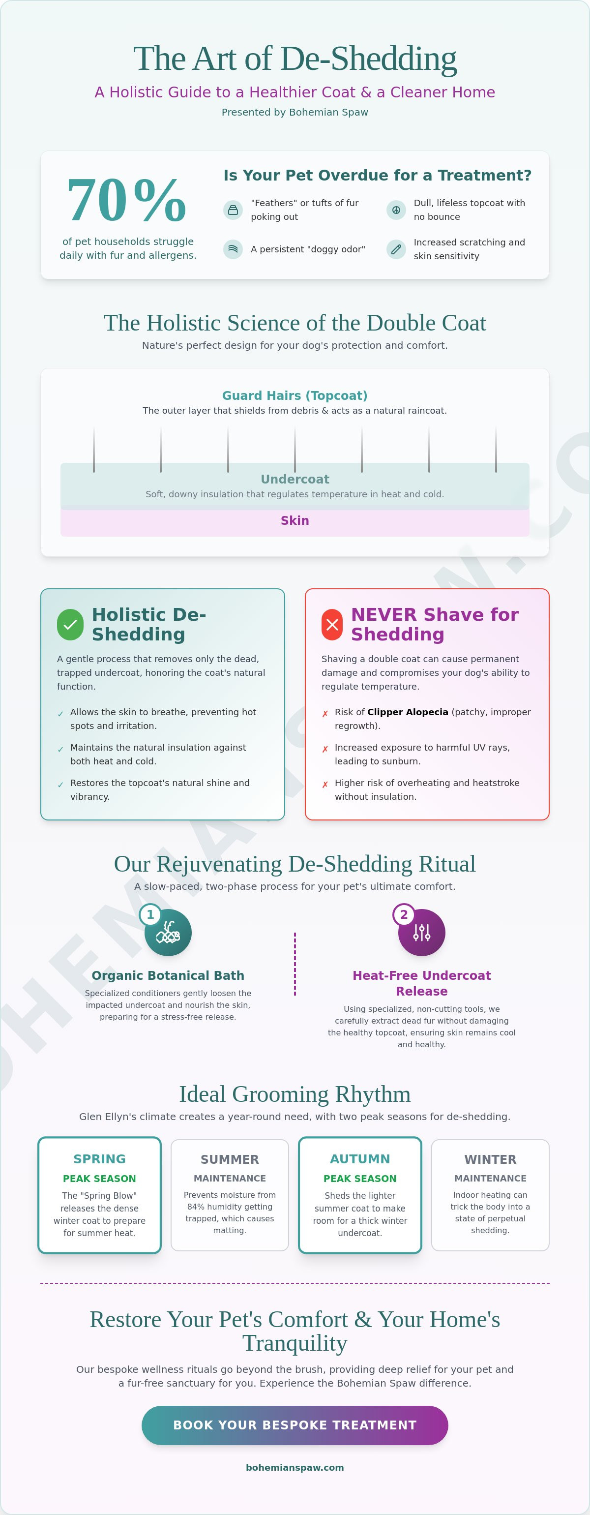 De-shedding treatment Glen Ellyn