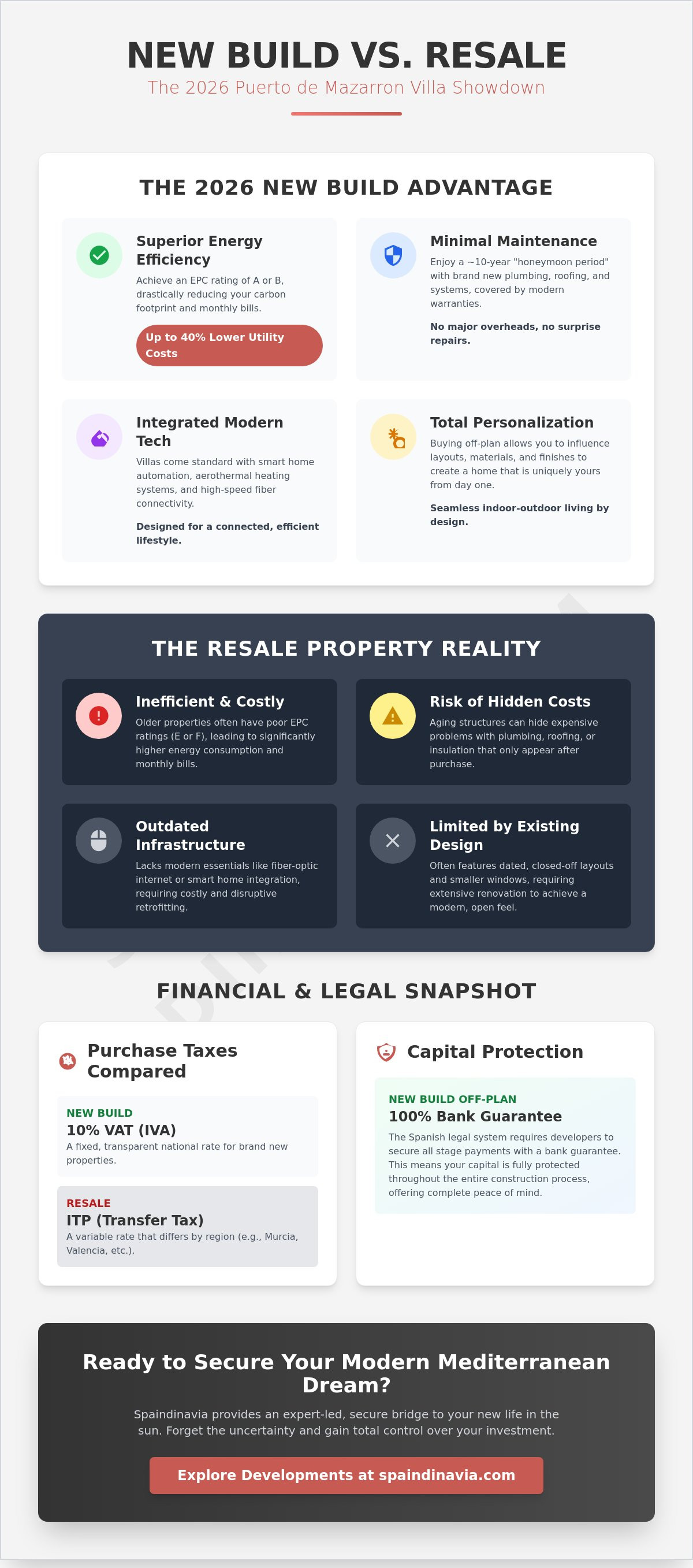 New villa developments puerto de mazarron