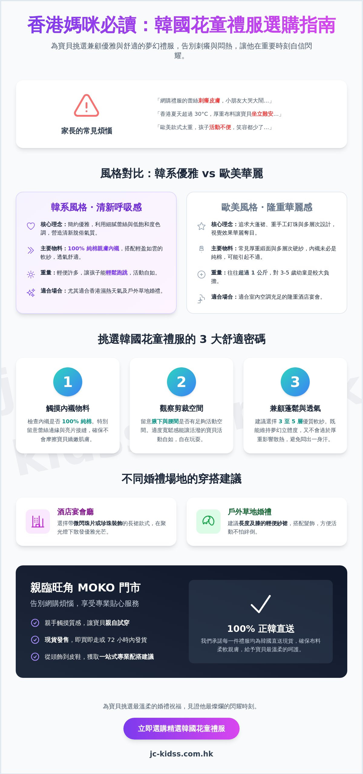 韓國花童禮服