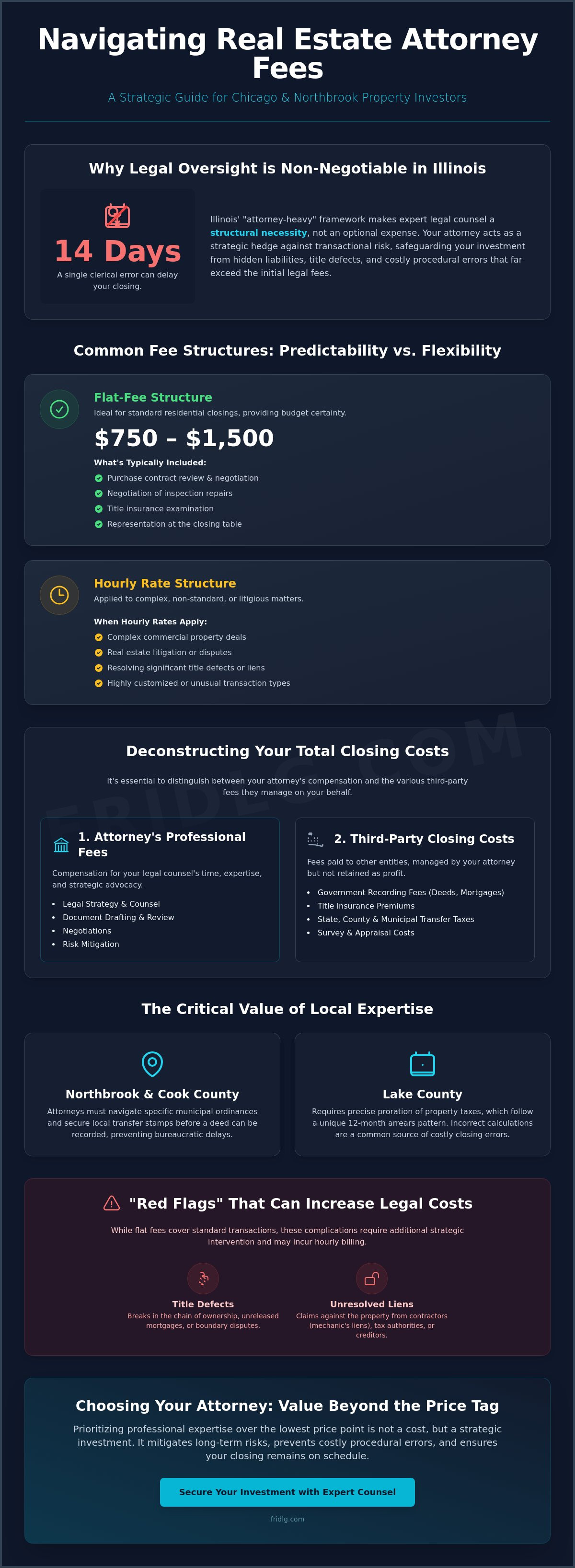 Lawyer fees for real estate