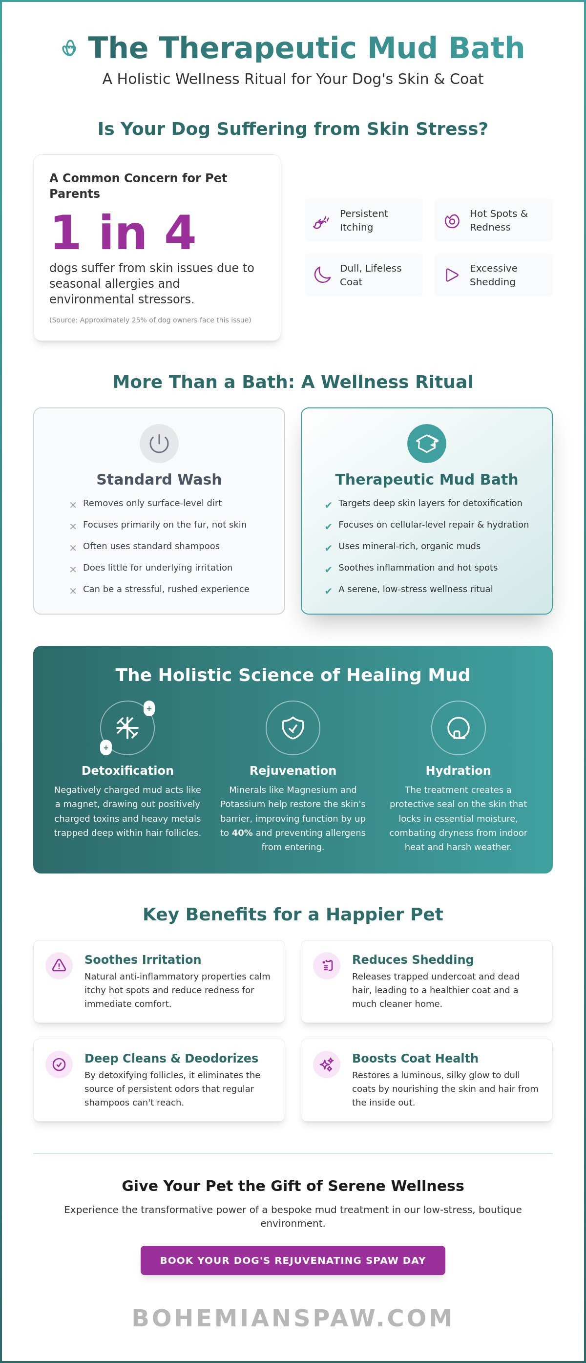 Dog mud bath Bolingbrook