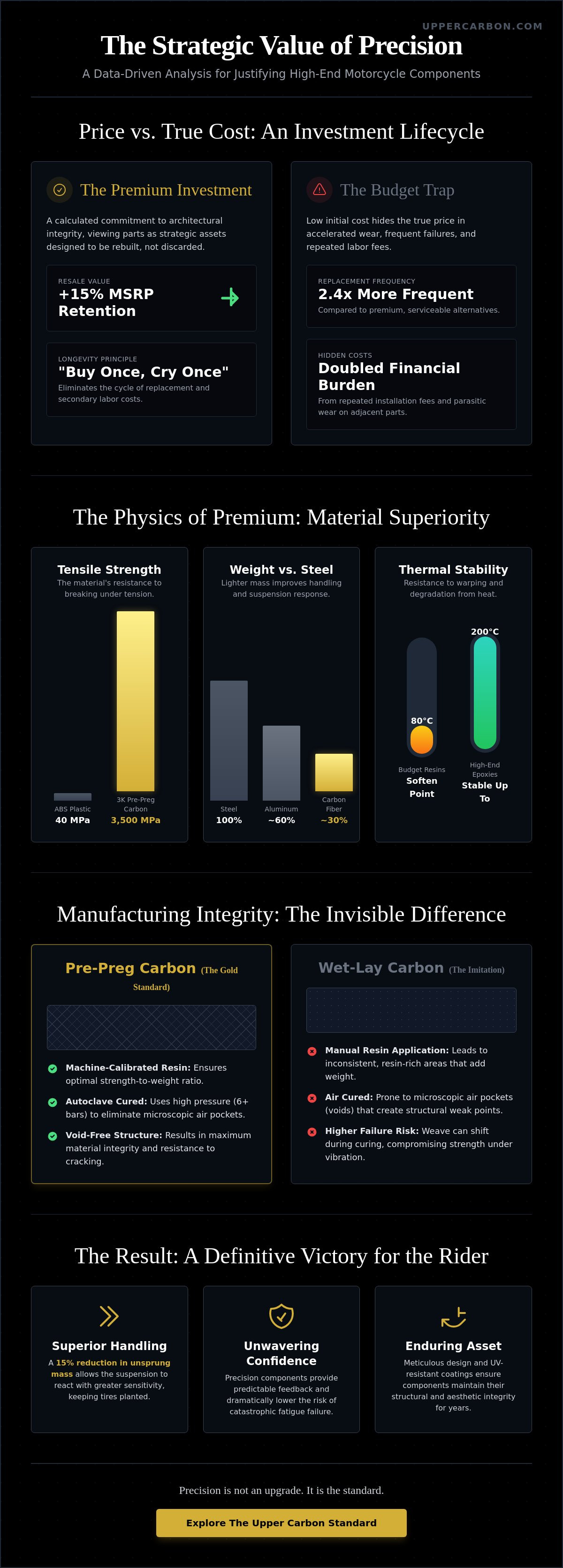 Justifying high-end motorcycle parts