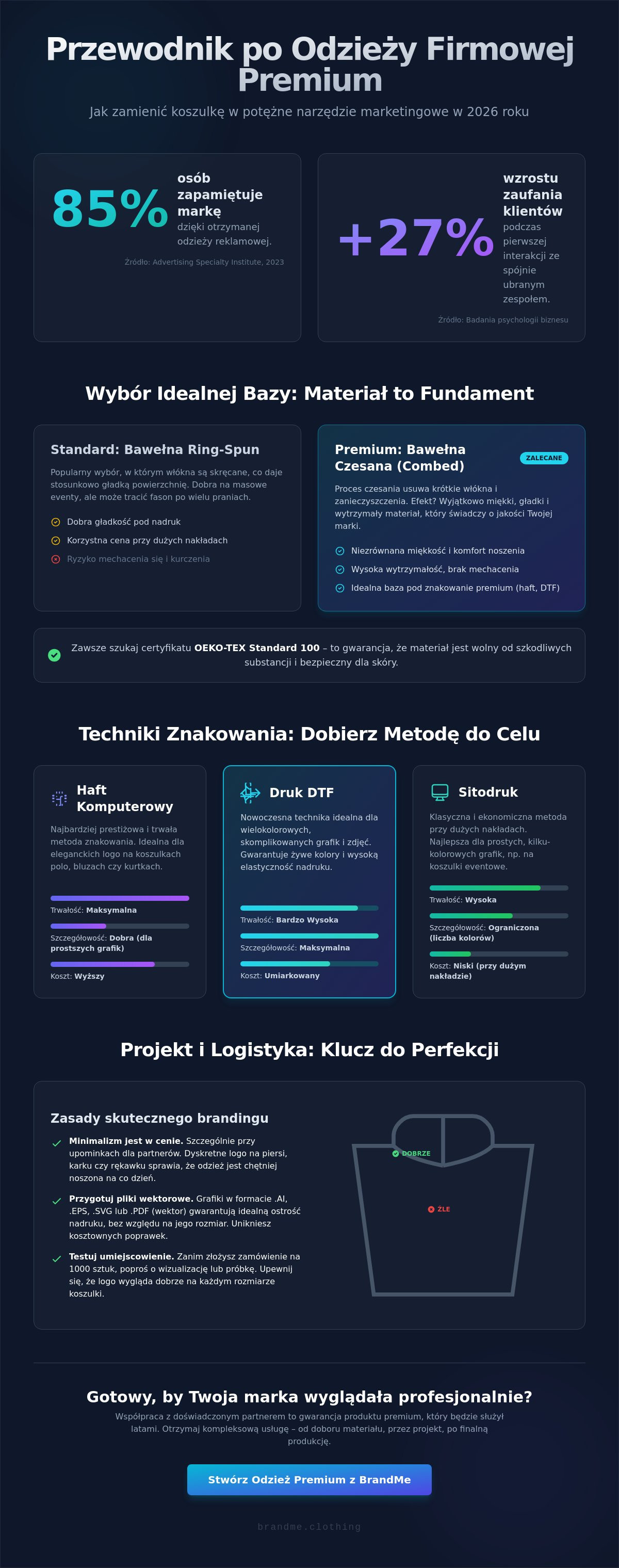 Koszulki z własnym logo dla firm