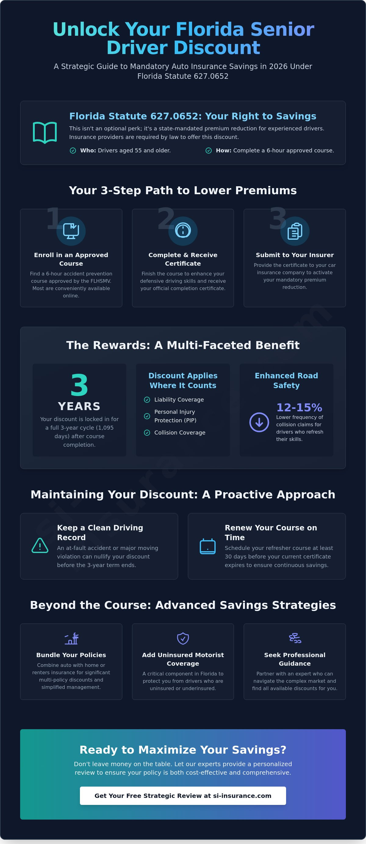 Senior discount car insurance Florida