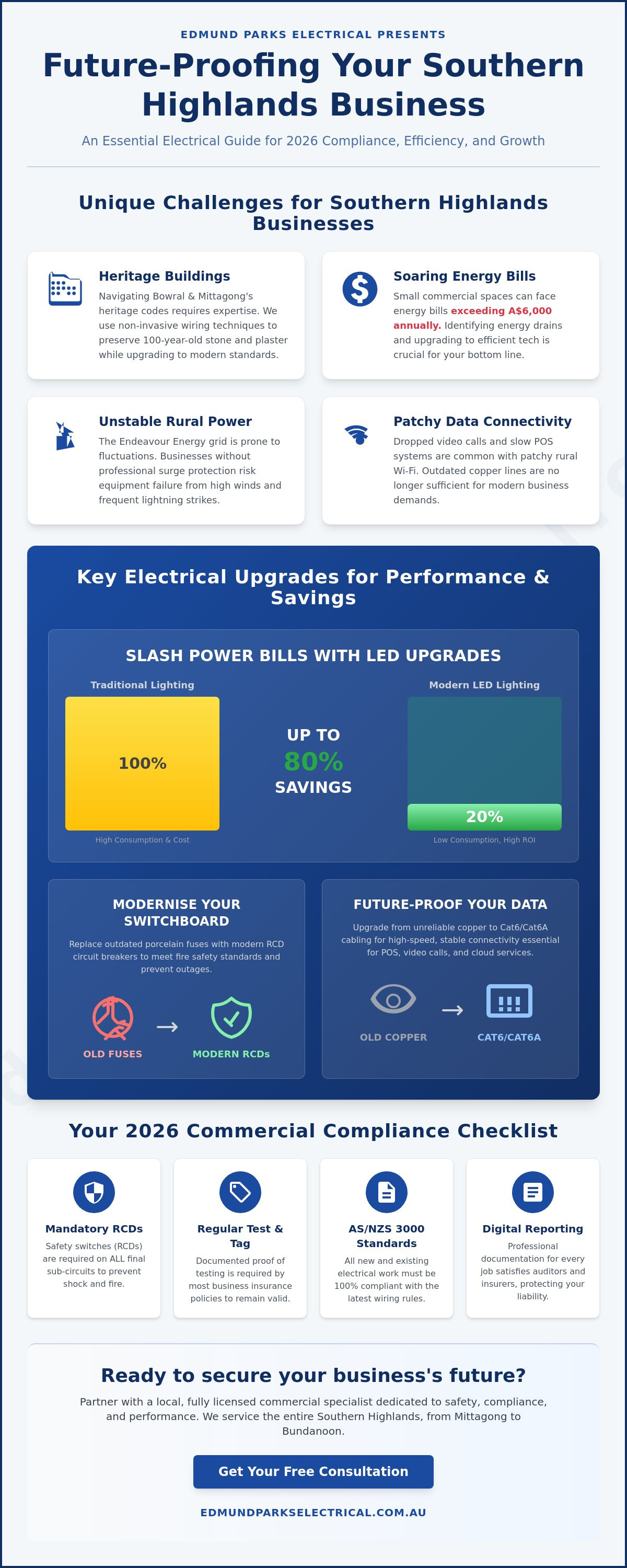Commercial electrician southern highlands