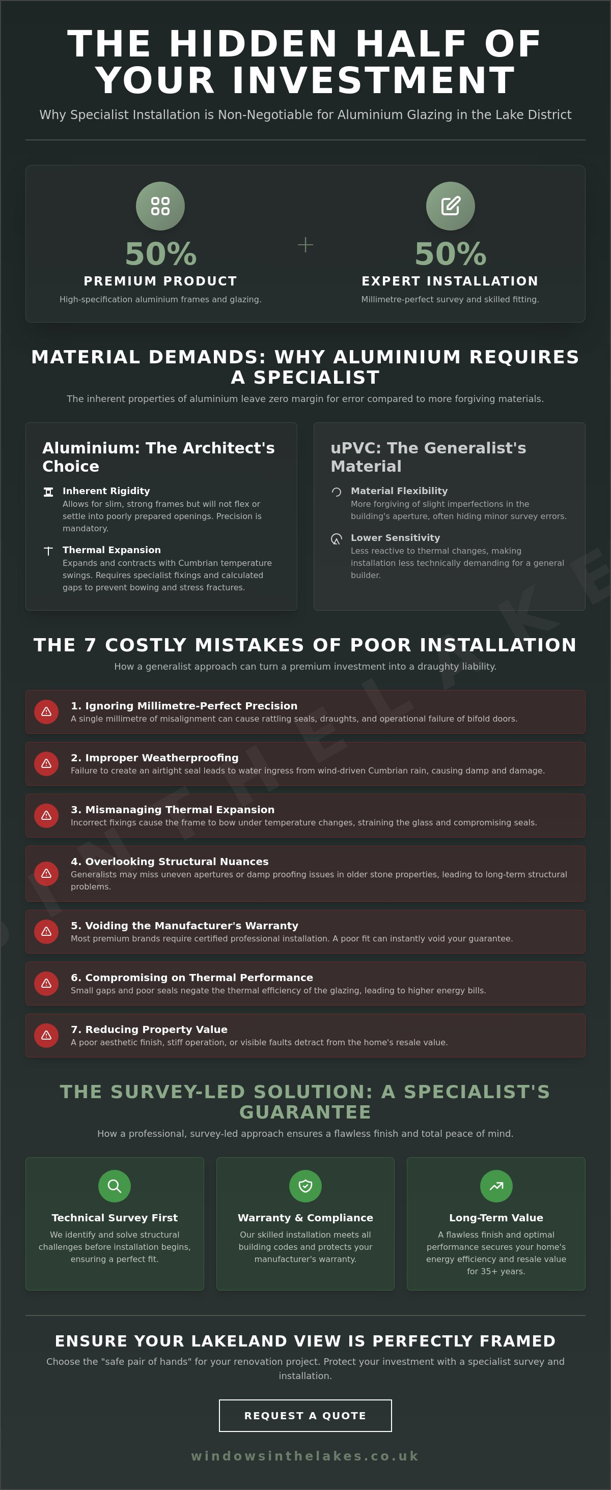 The importance of effective and skilled installation