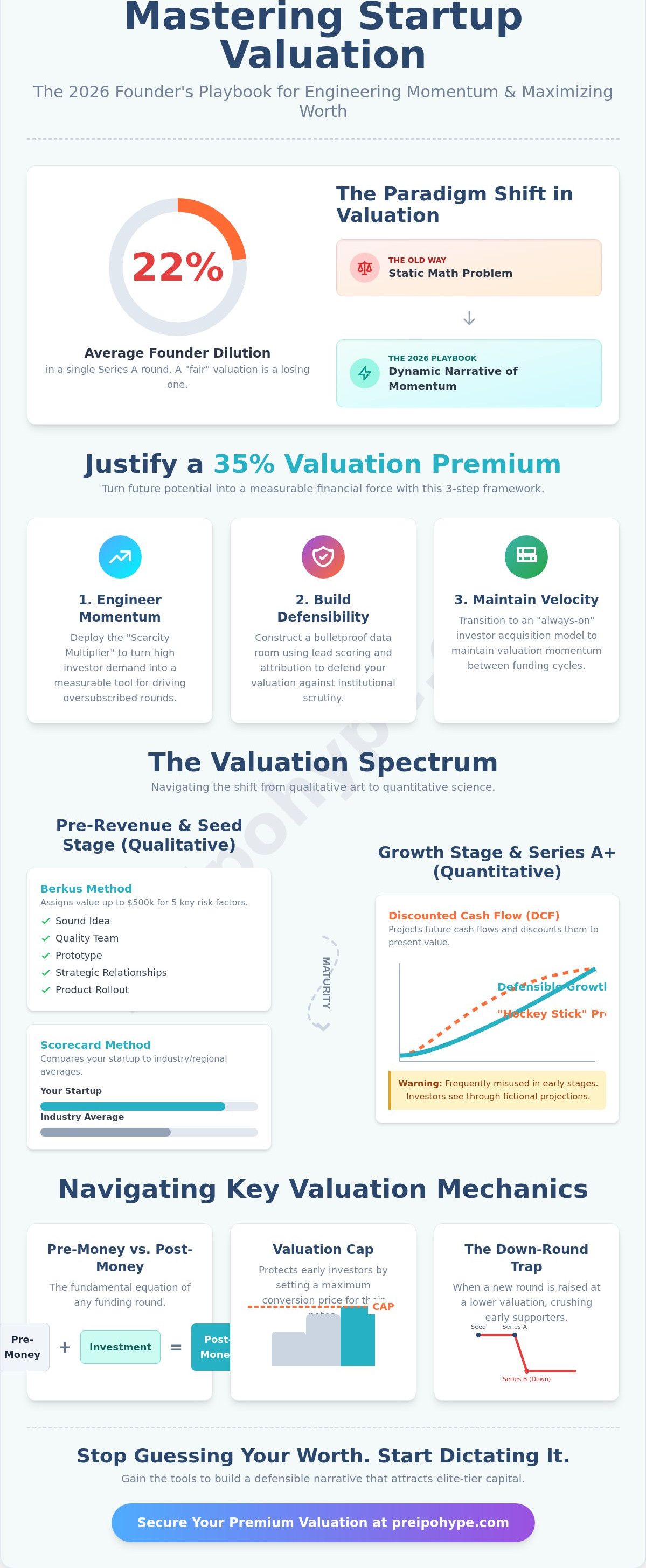 Startup valuation for fundraising