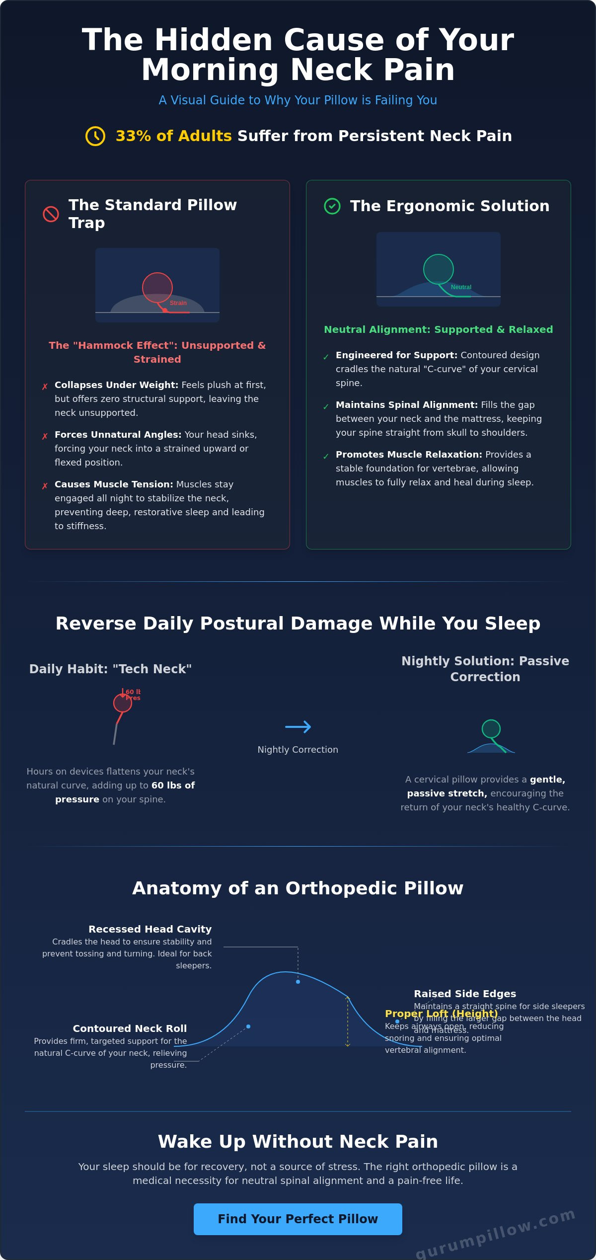 Cervical pillow