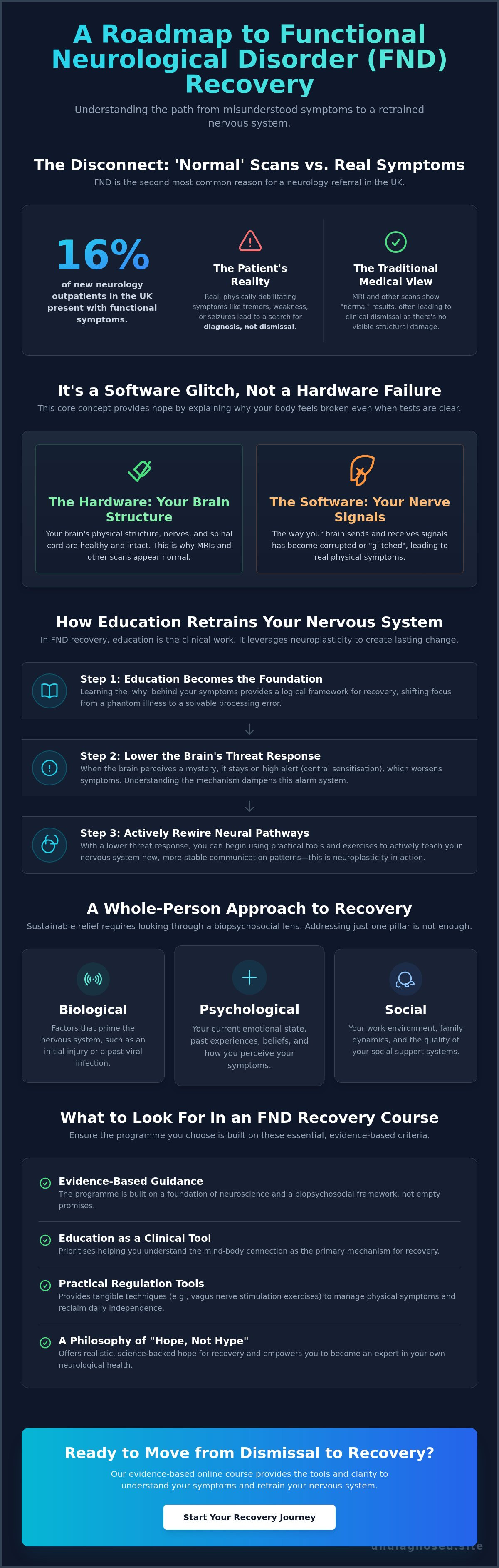 Functional neurological disorder recovery course