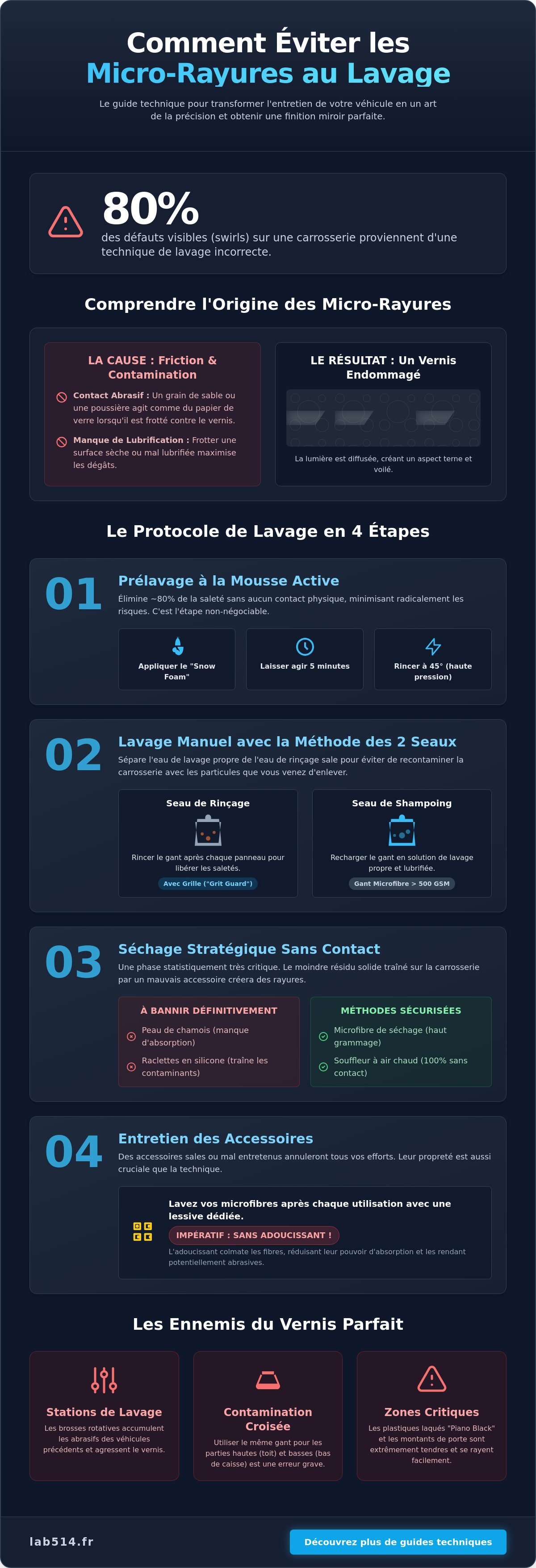 Comment éviter les micro-rayures au lavage
