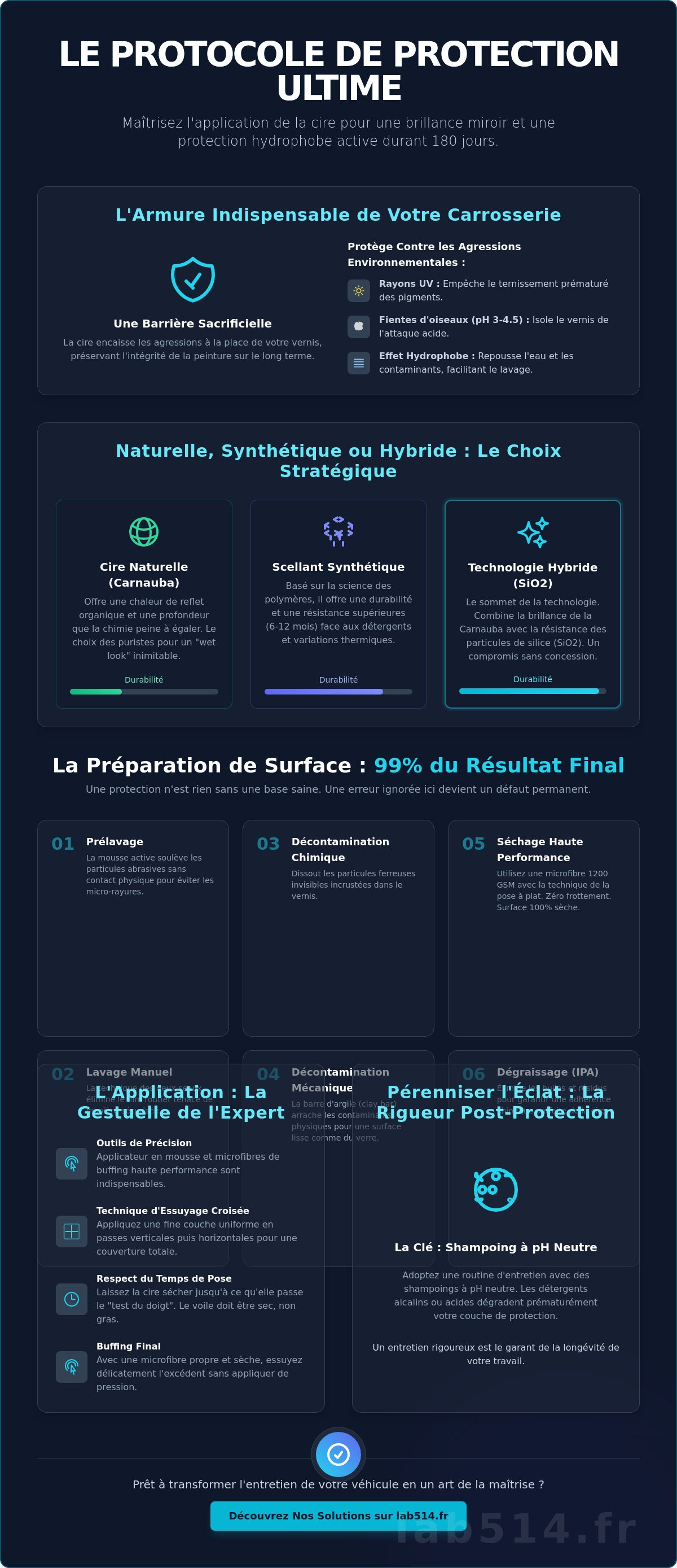 Comment appliquer une cire de protection