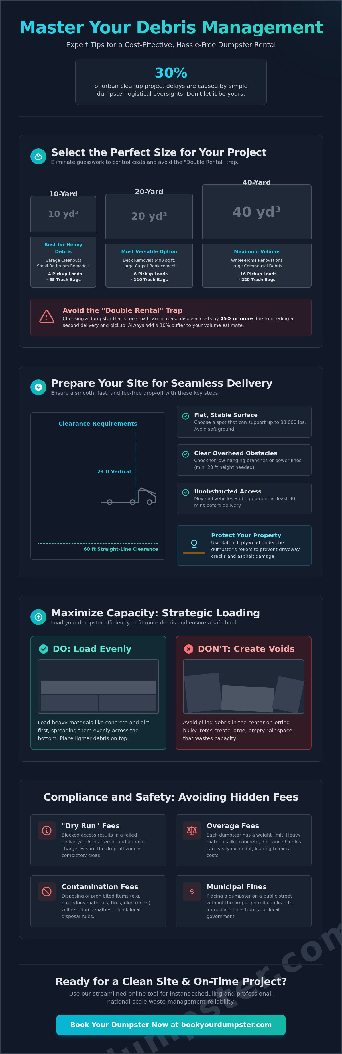 Tips for Book Your Dumpster USA success