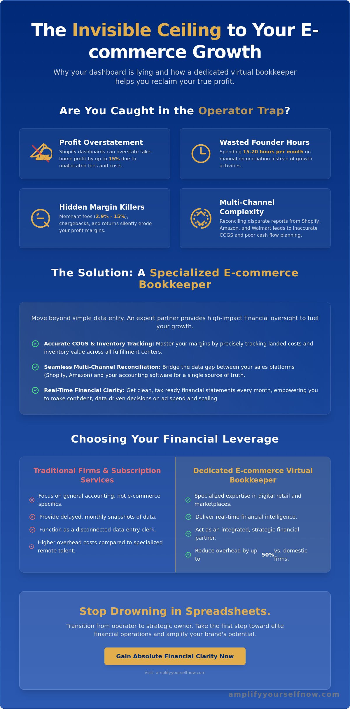 Virtual bookkeeper for e-commerce business
