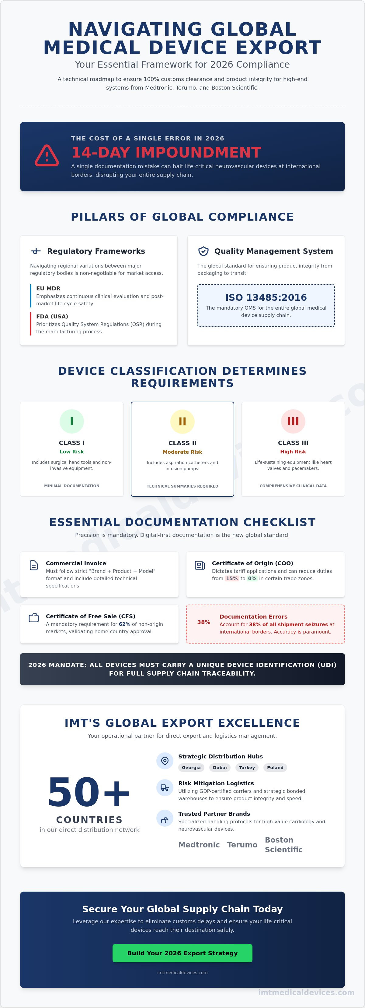International medical equipment shipping regulations