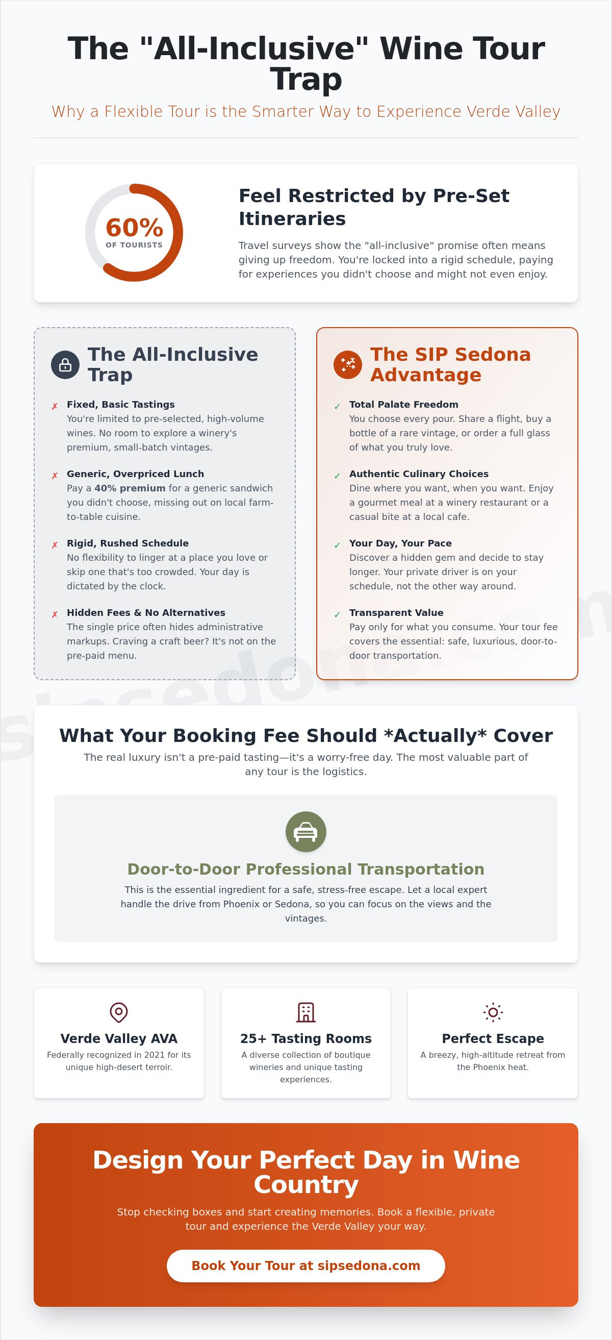 Verde valley wine tour packages sedona