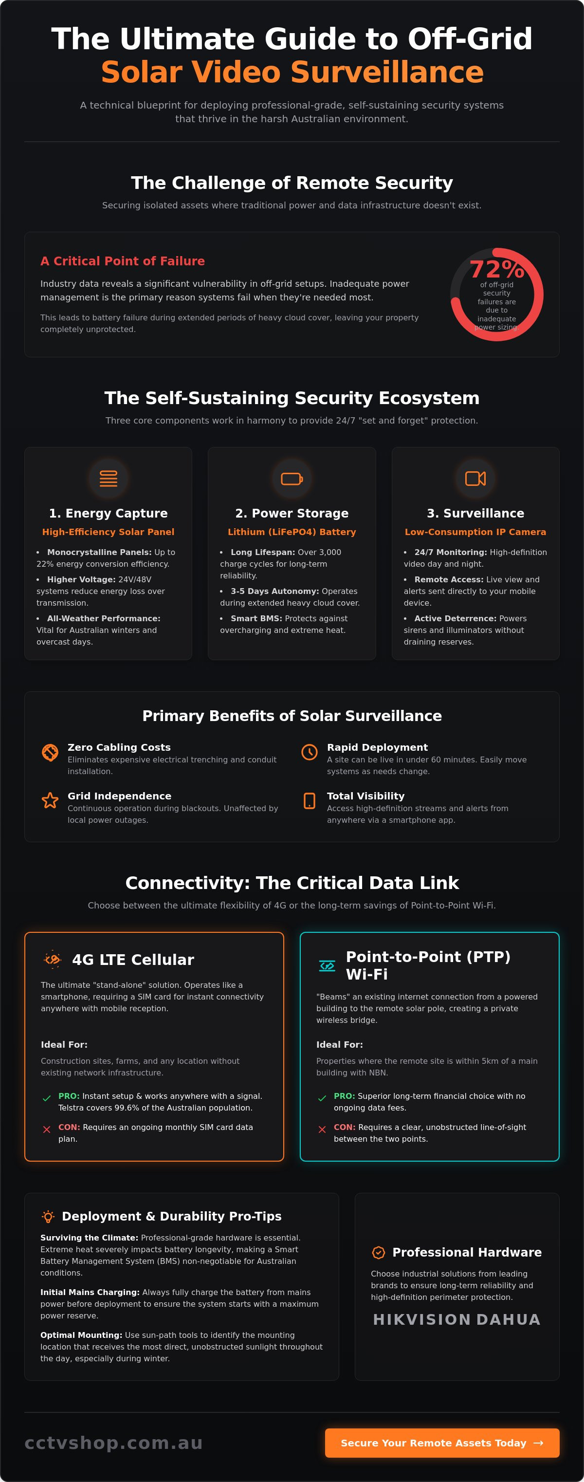Solar video surveillance