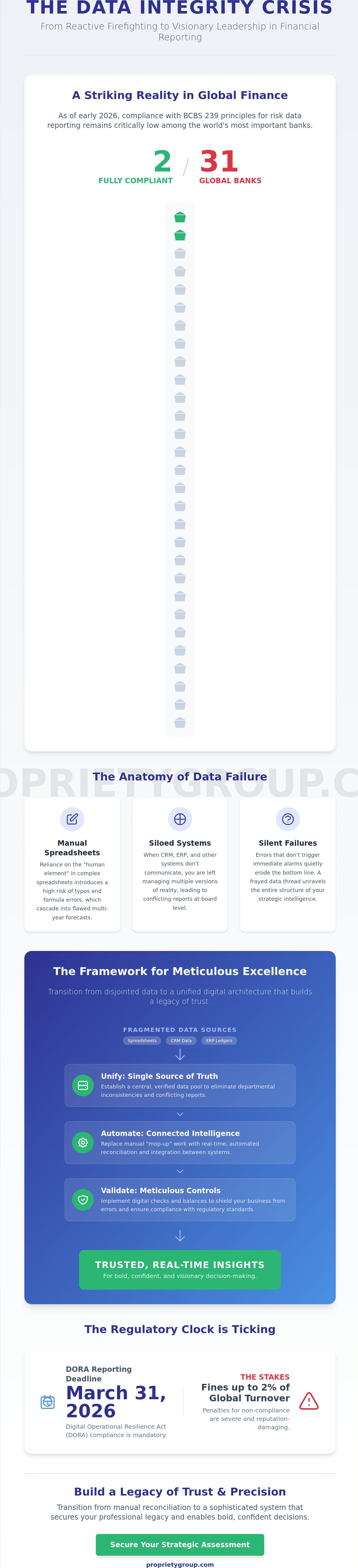 Data integrity issues in financial reporting