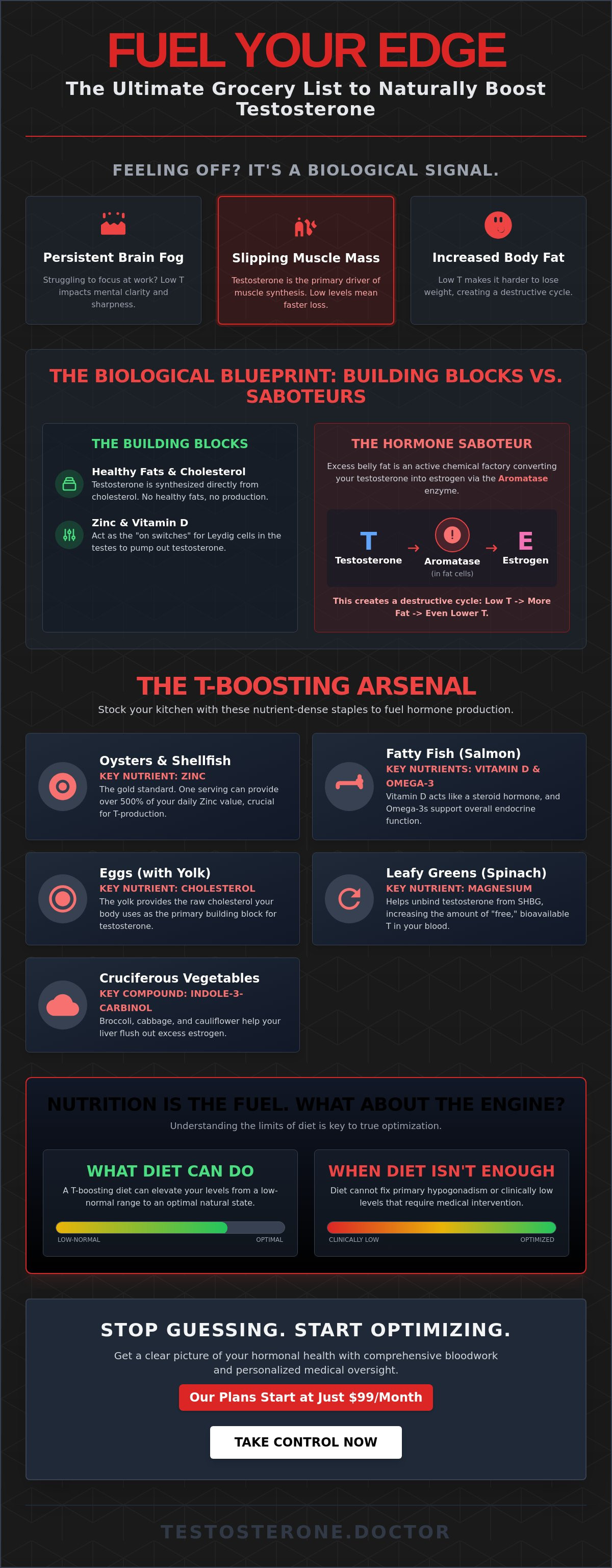 Foods that increase testosterone