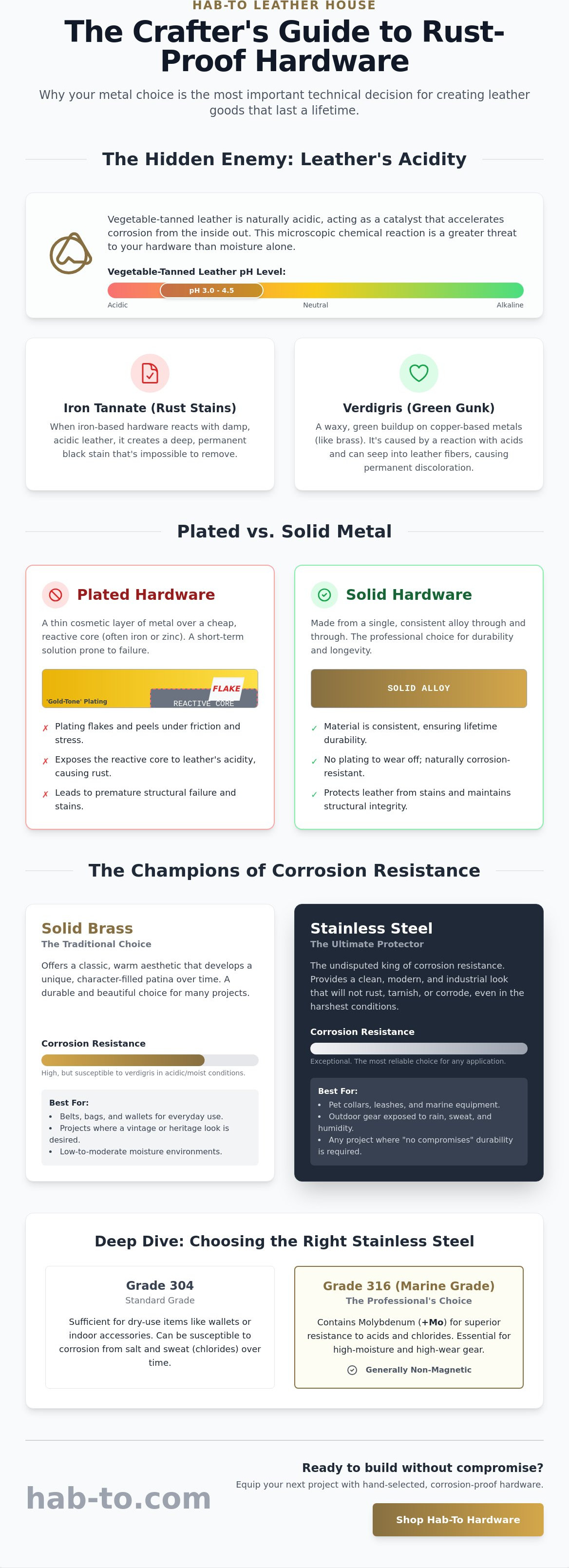Choosing hardware that won't rust