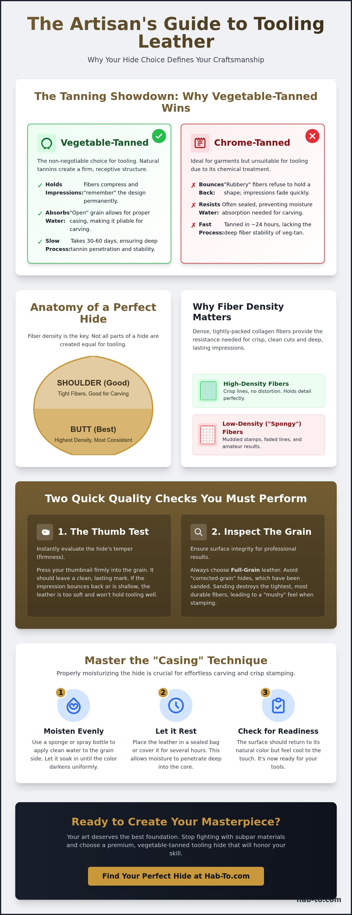 Best leather for tooling and carving