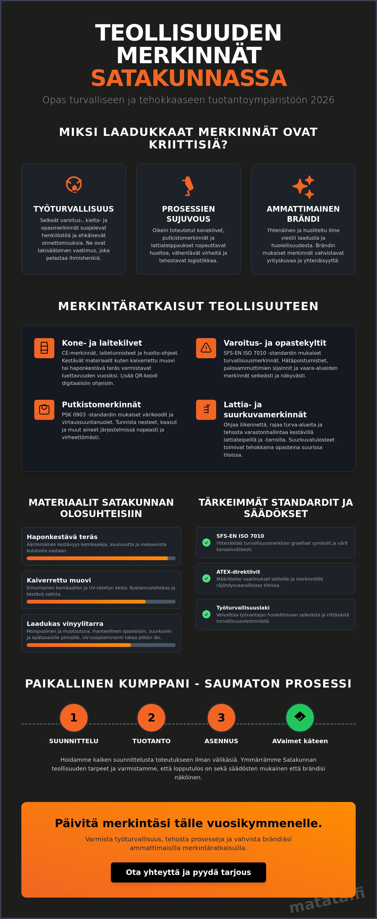 Teollisuuden merkinnät