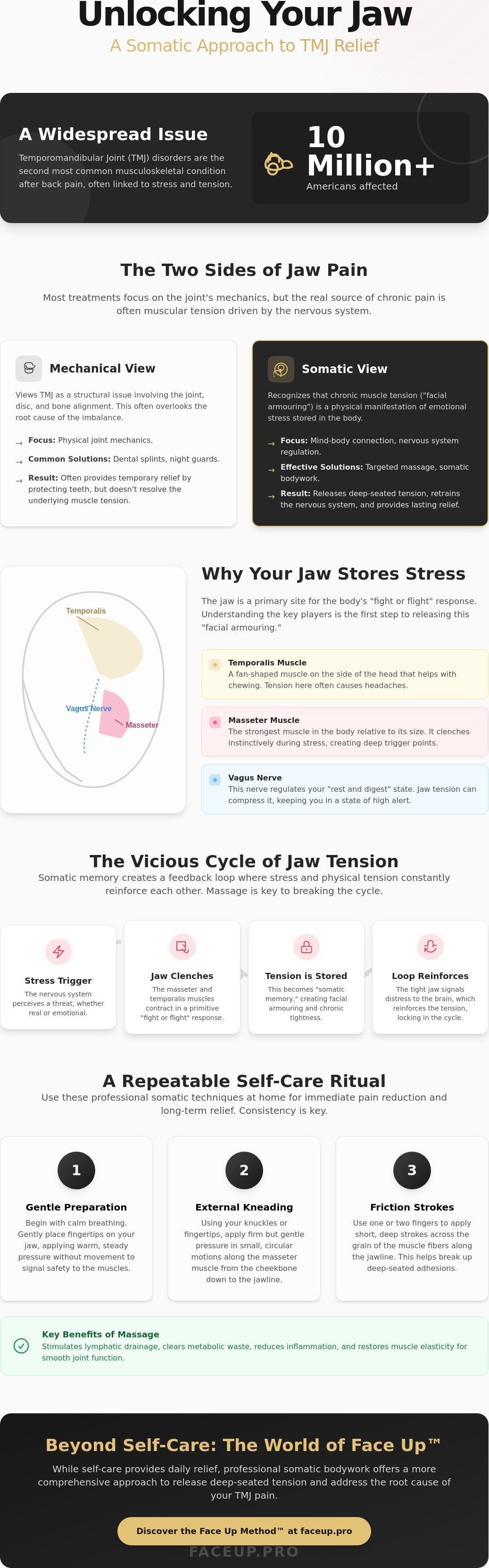 Treating tmj with massage
