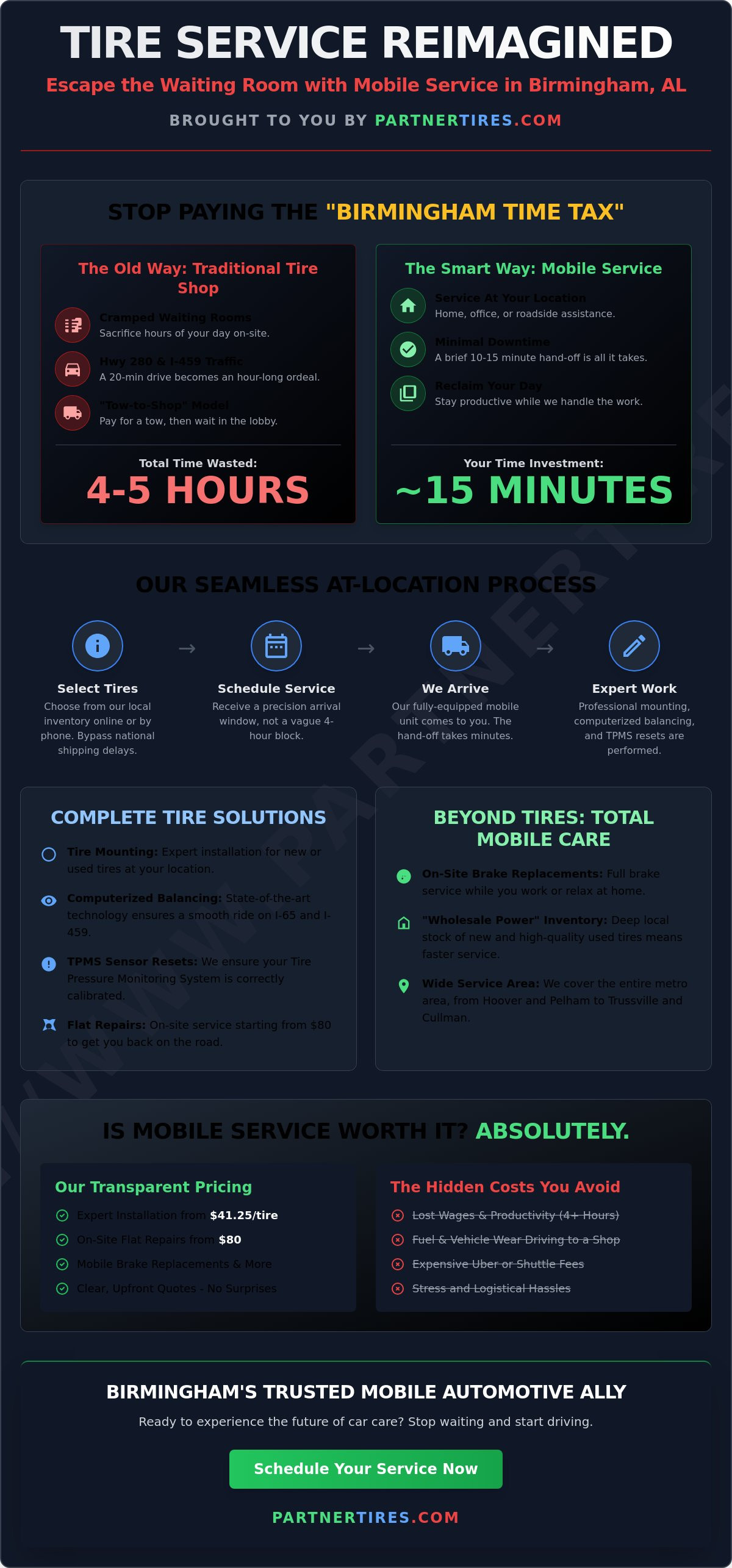 Mobile tire service Birmingham AL