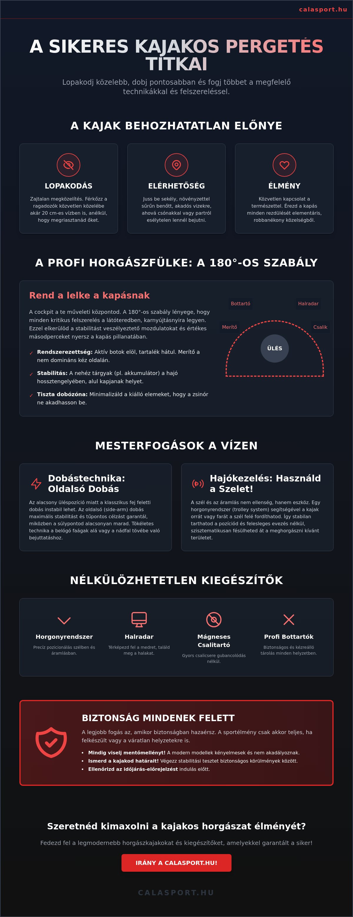 Horgászkajakból pergetés tippek