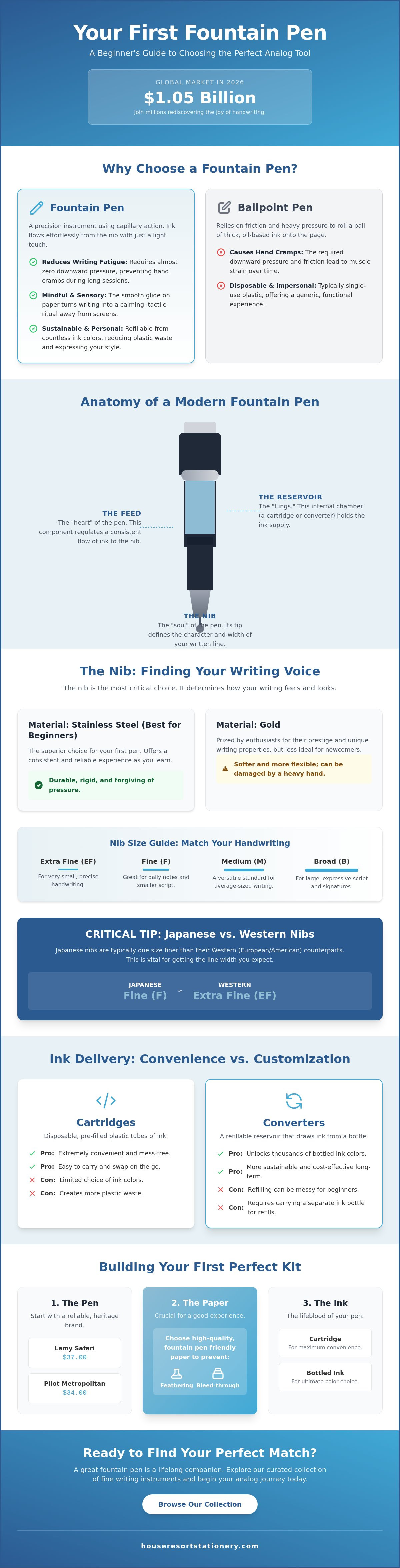 How to choose your first fountain pen