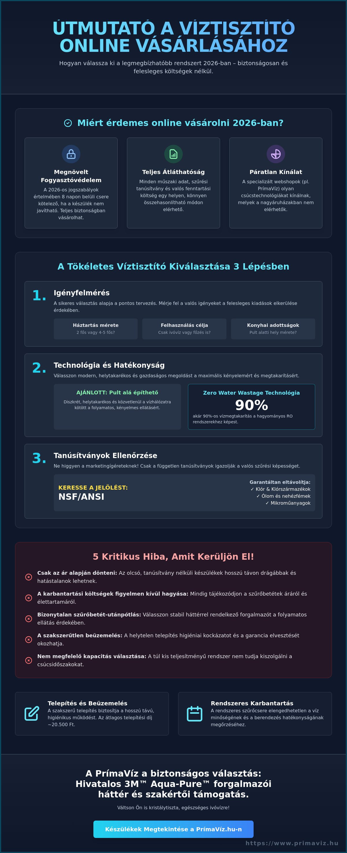 Víztisztító vásárlás online