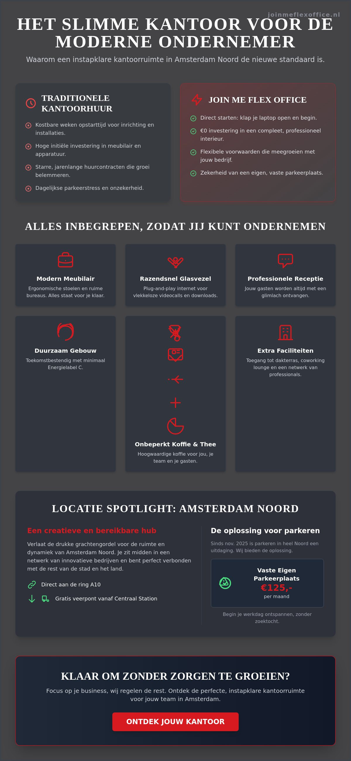 Instapklare kantoorruimte amsterdam