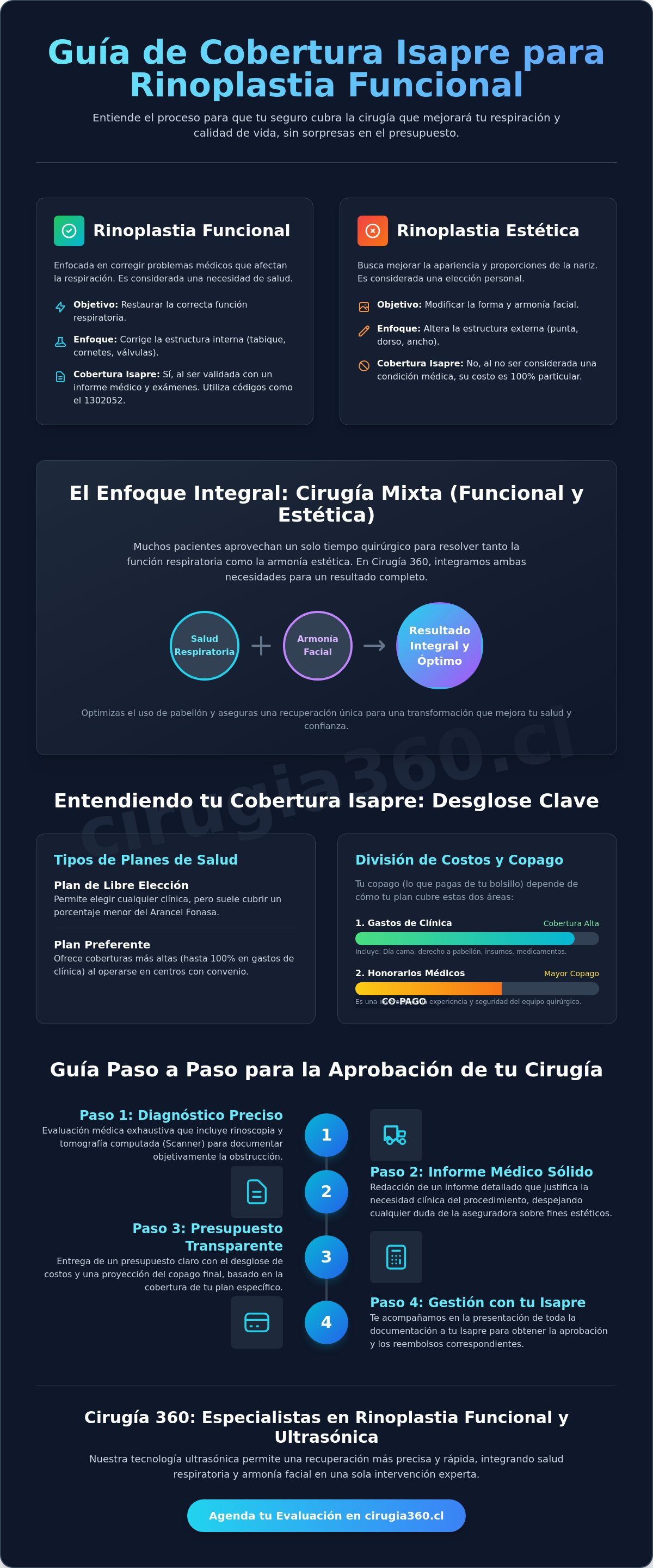 Cobertura isapre rinoplastia funcional chile
