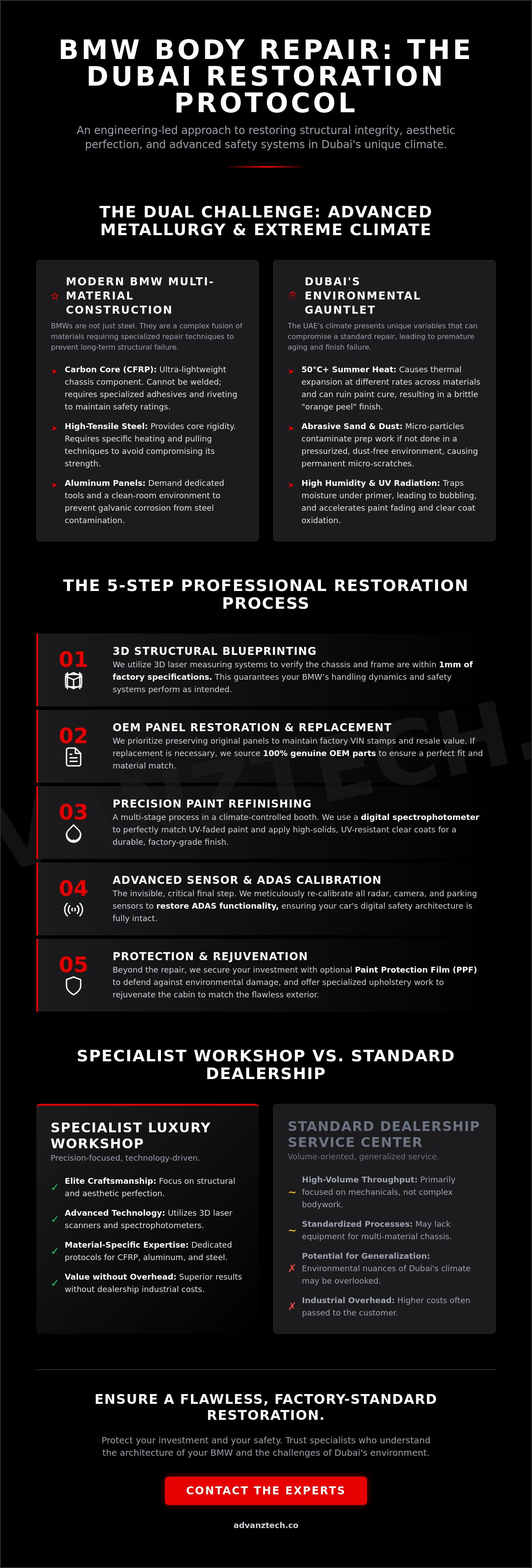 Bmw body repair dubai
