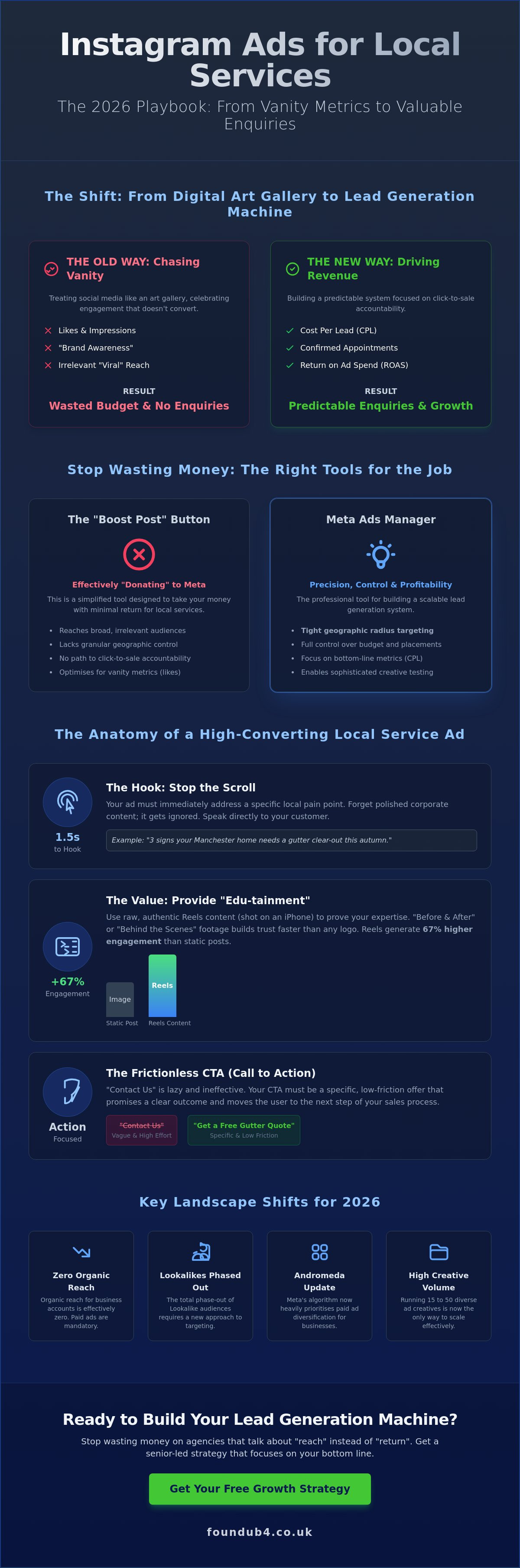 Instagram ads for local service businesses