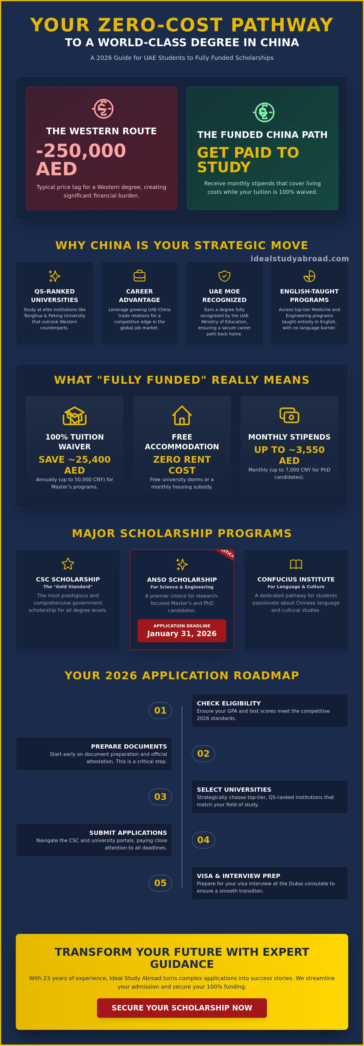 Fully funded scholarships in china for uae students