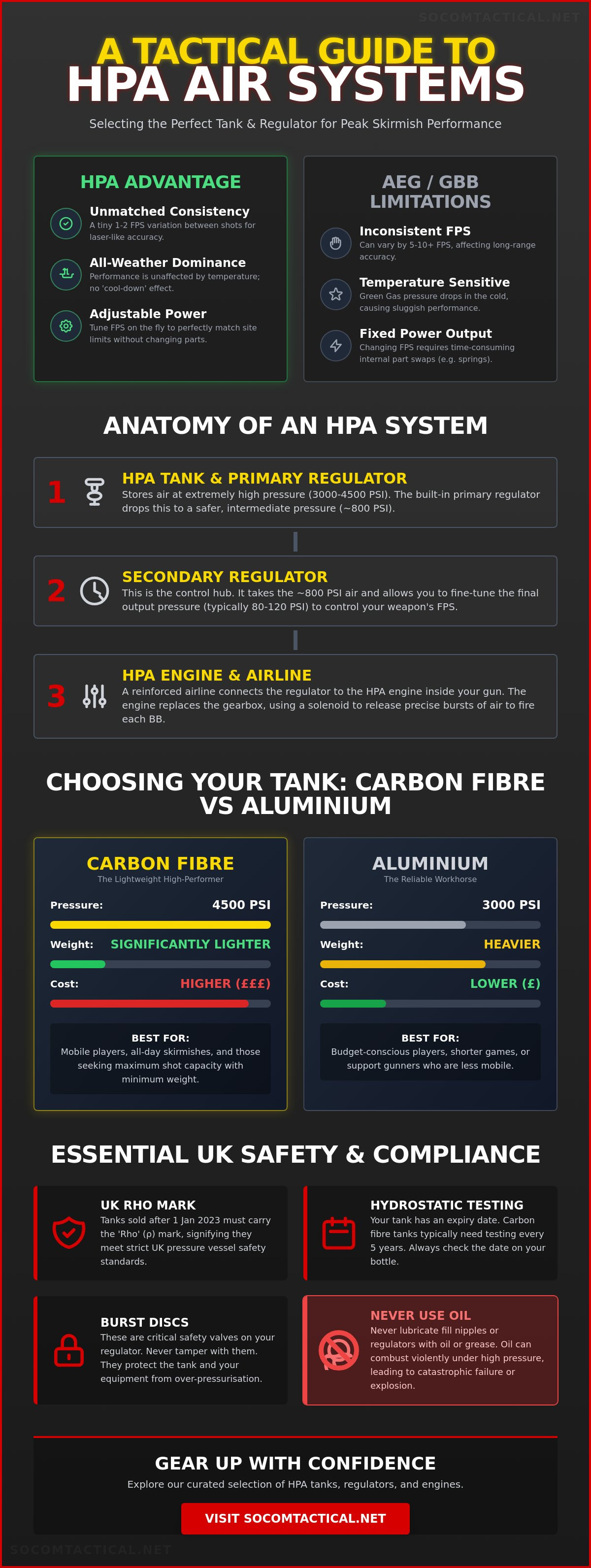 Hpa tank and regulator