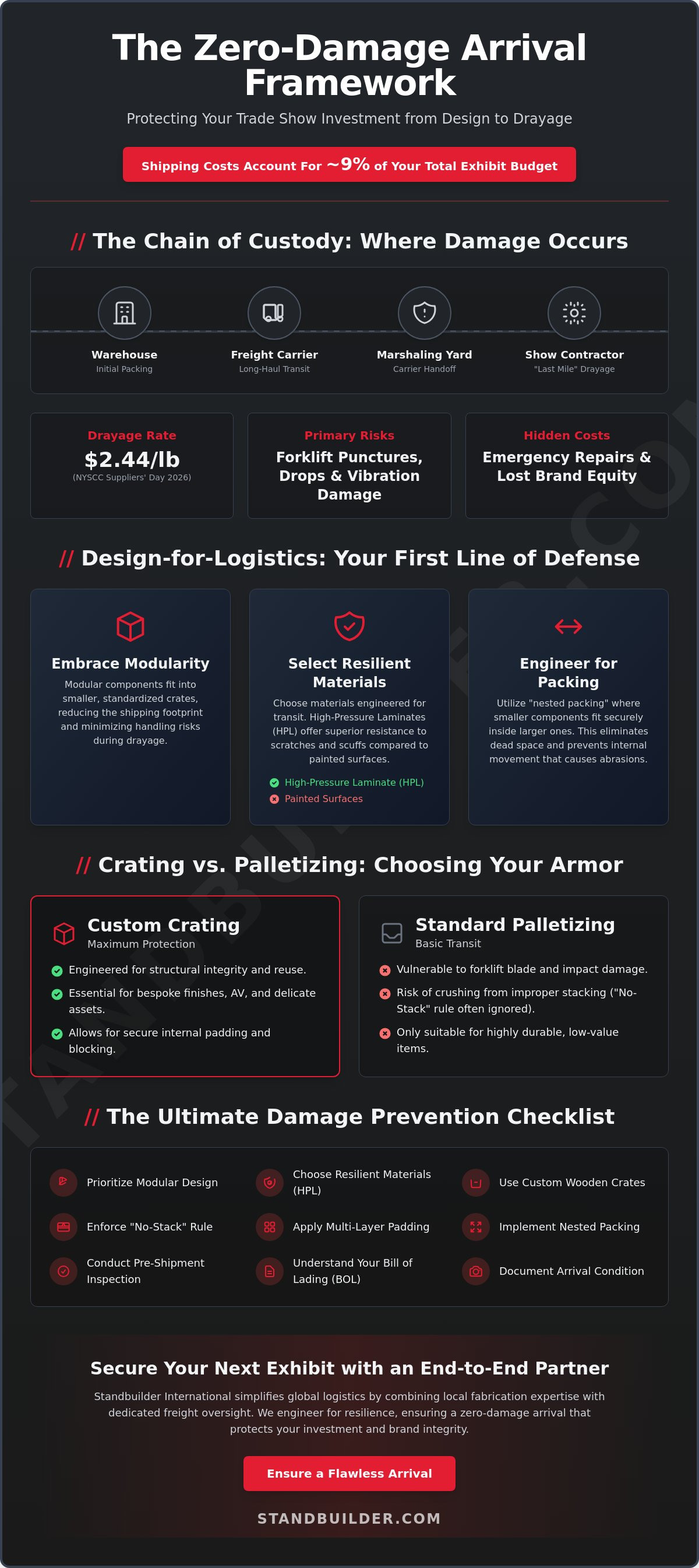 Avoiding trade show shipping damage