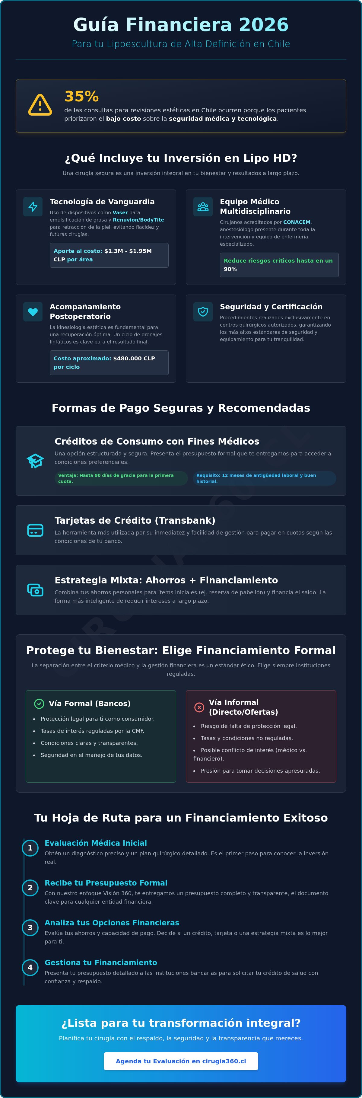 Formas de pagar una lipoescultura alta definición chile