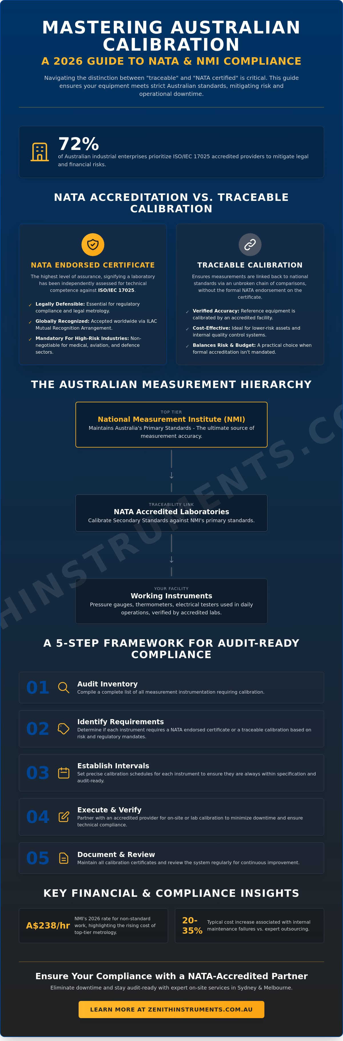 Calibration requirements for australian standards