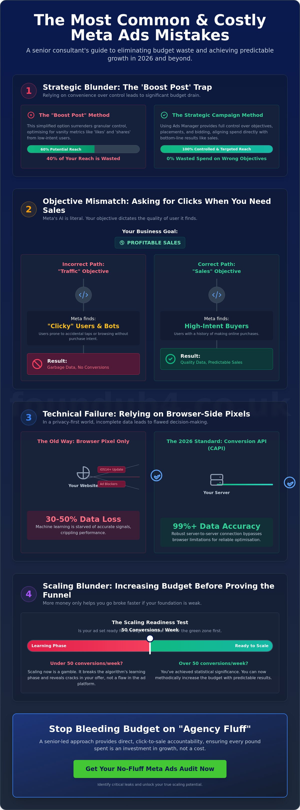 Common meta ads mistakes to avoid