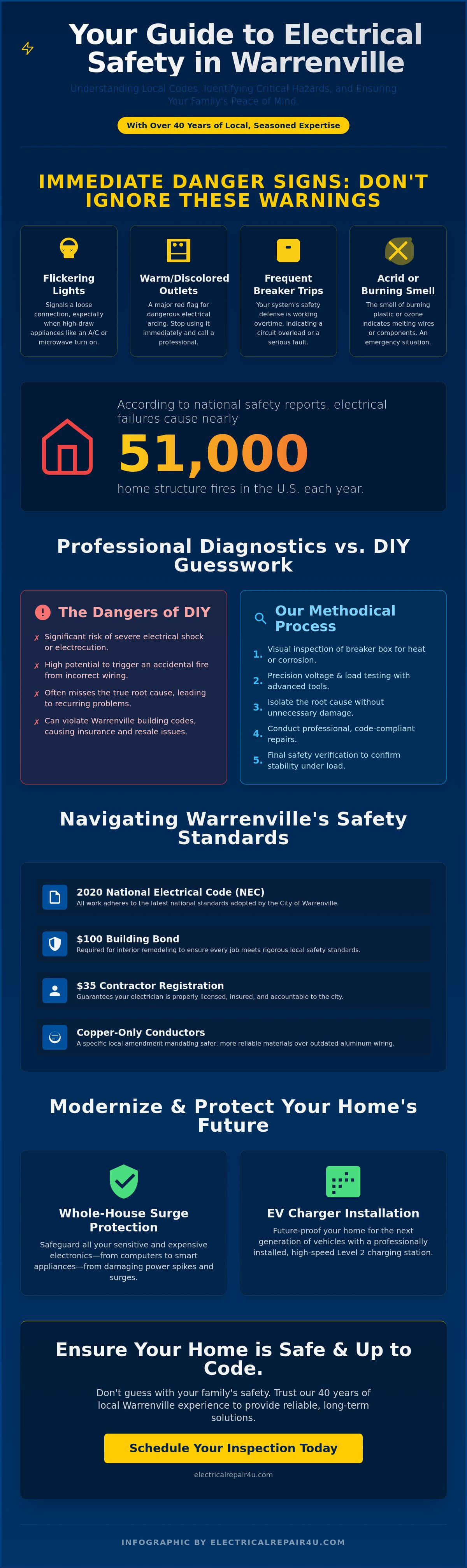 Residential electrical repair Warrenville