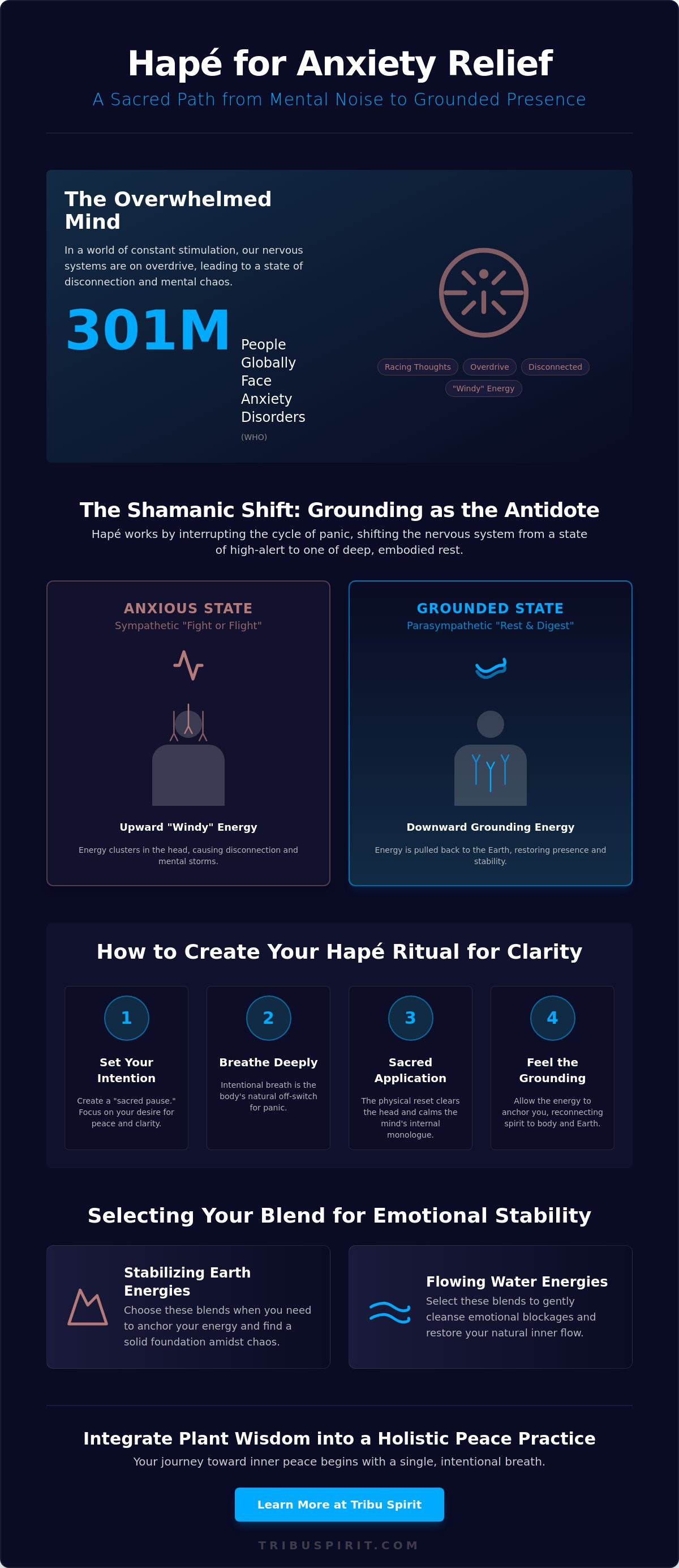 Hapé for anxiety relief
