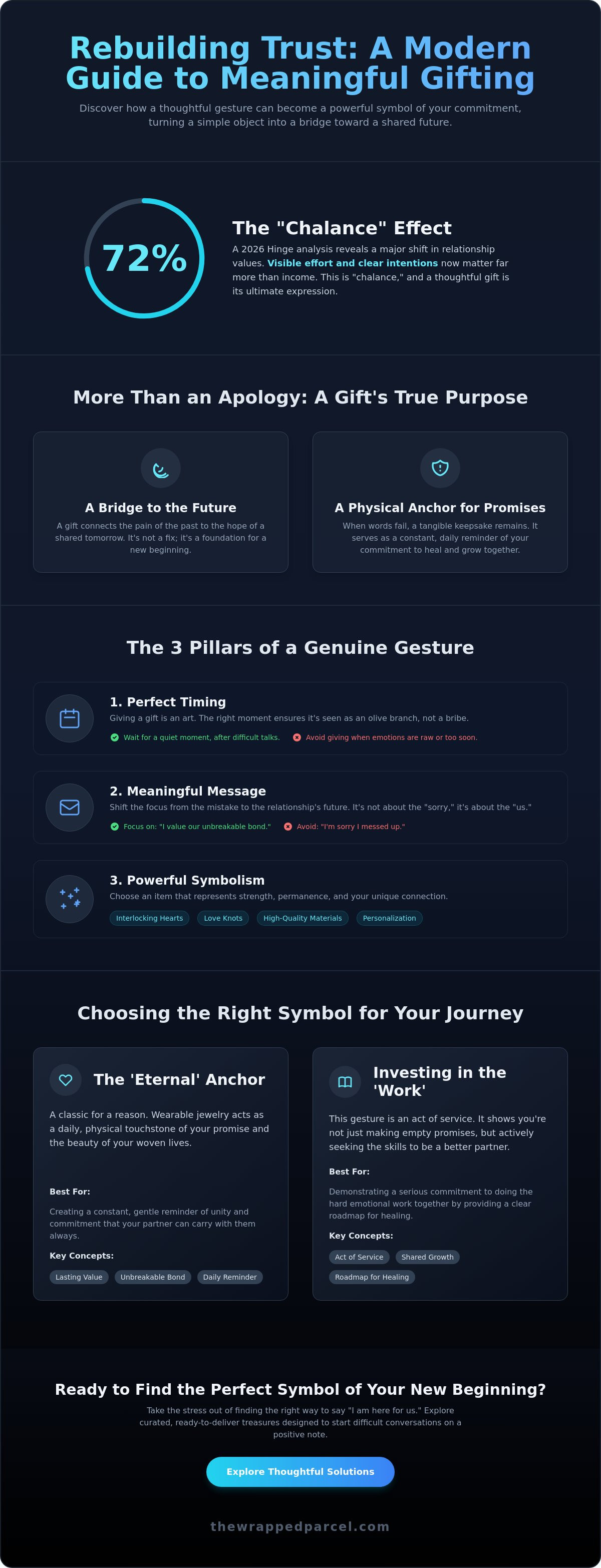 Rebuilding trust with your partner gift