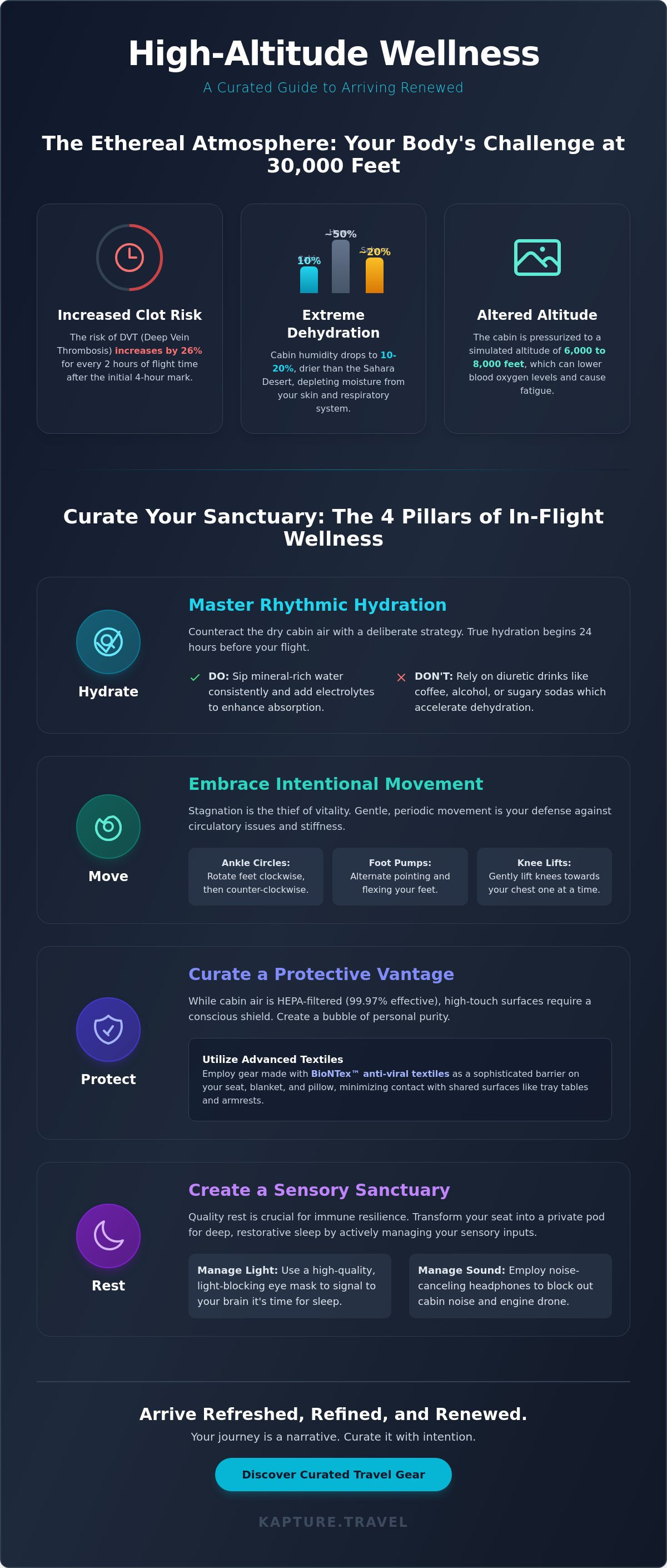 How to stay healthy on a plane