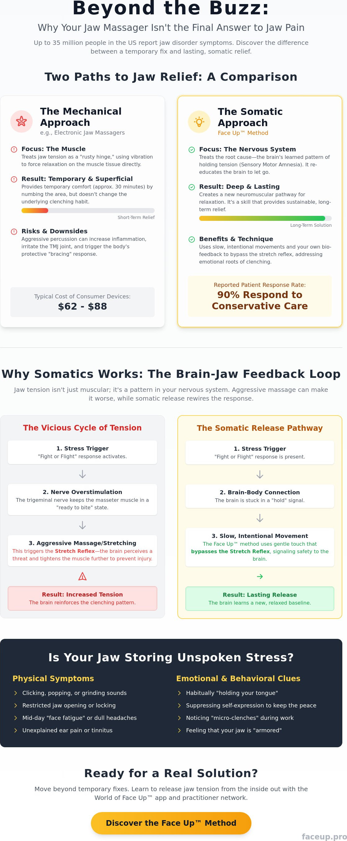 Somatic jaw tension release