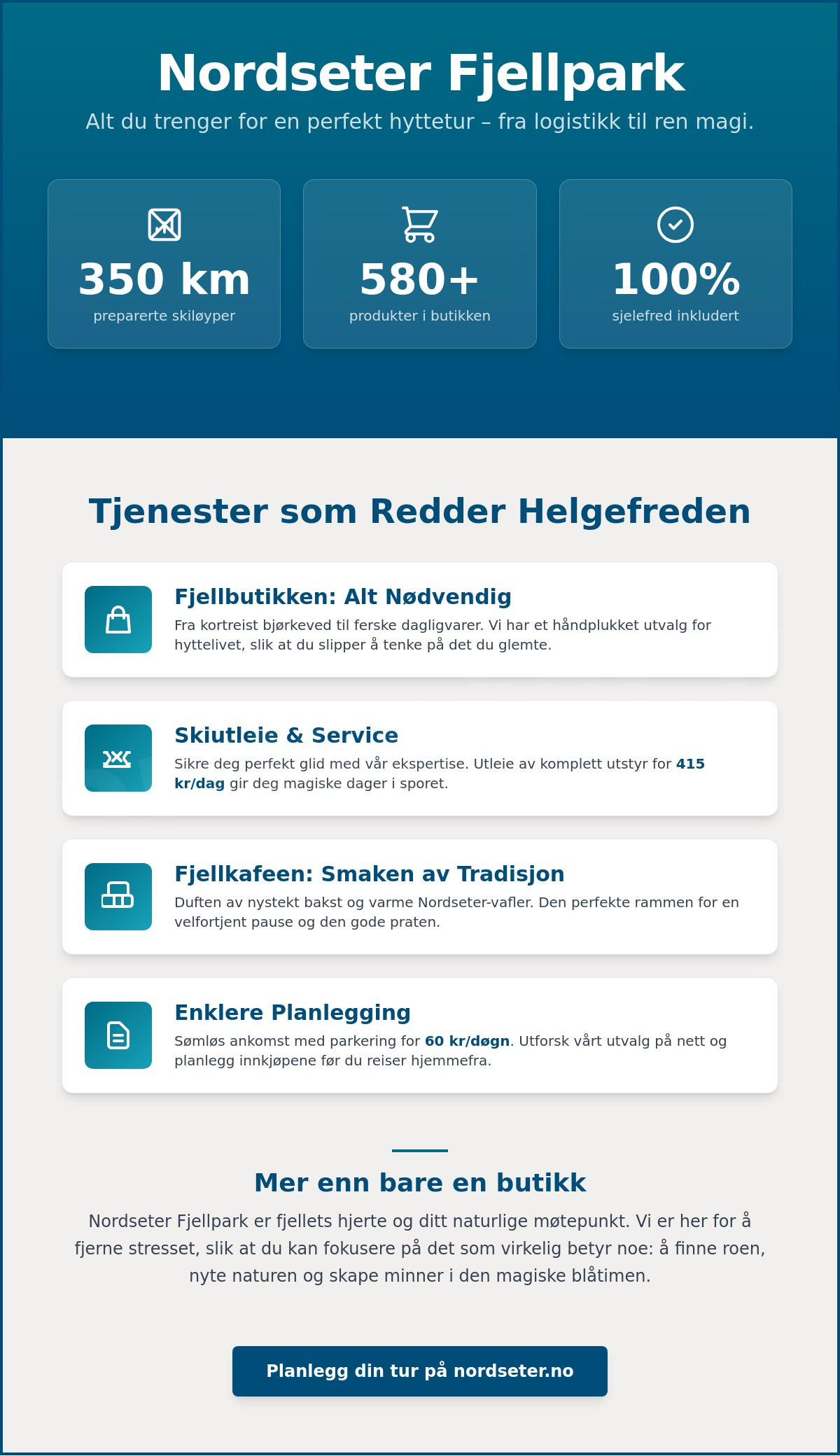Fjellbutikk Nordseter