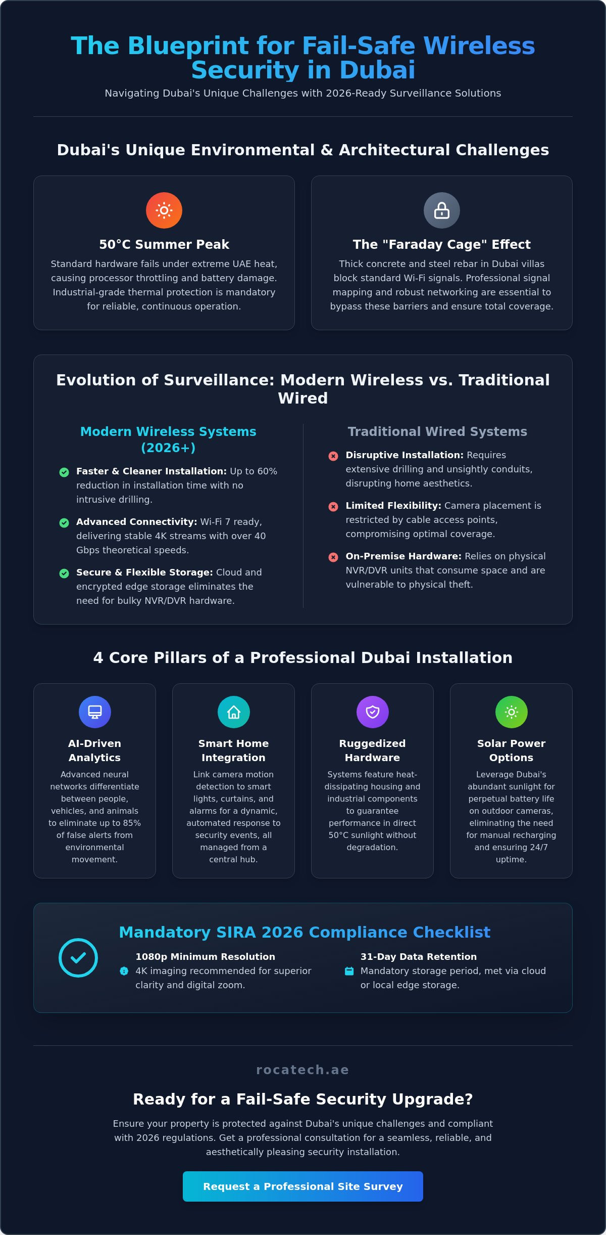 Wireless security camera installation dubai