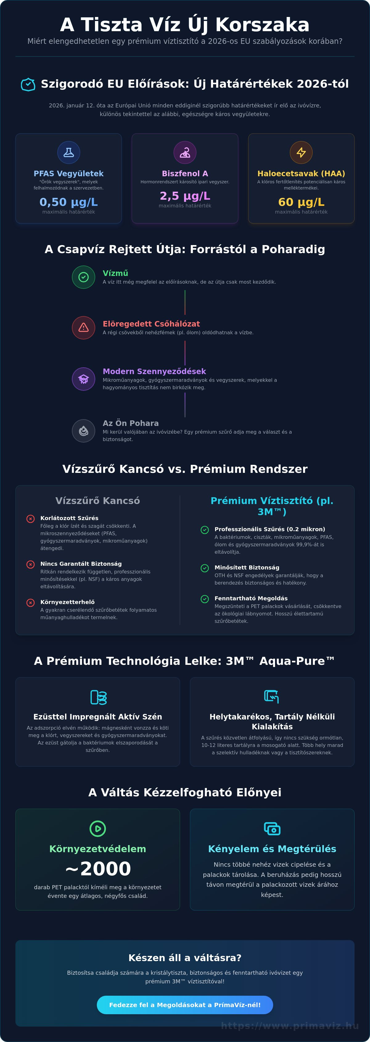 Prémium víztisztító berendezés