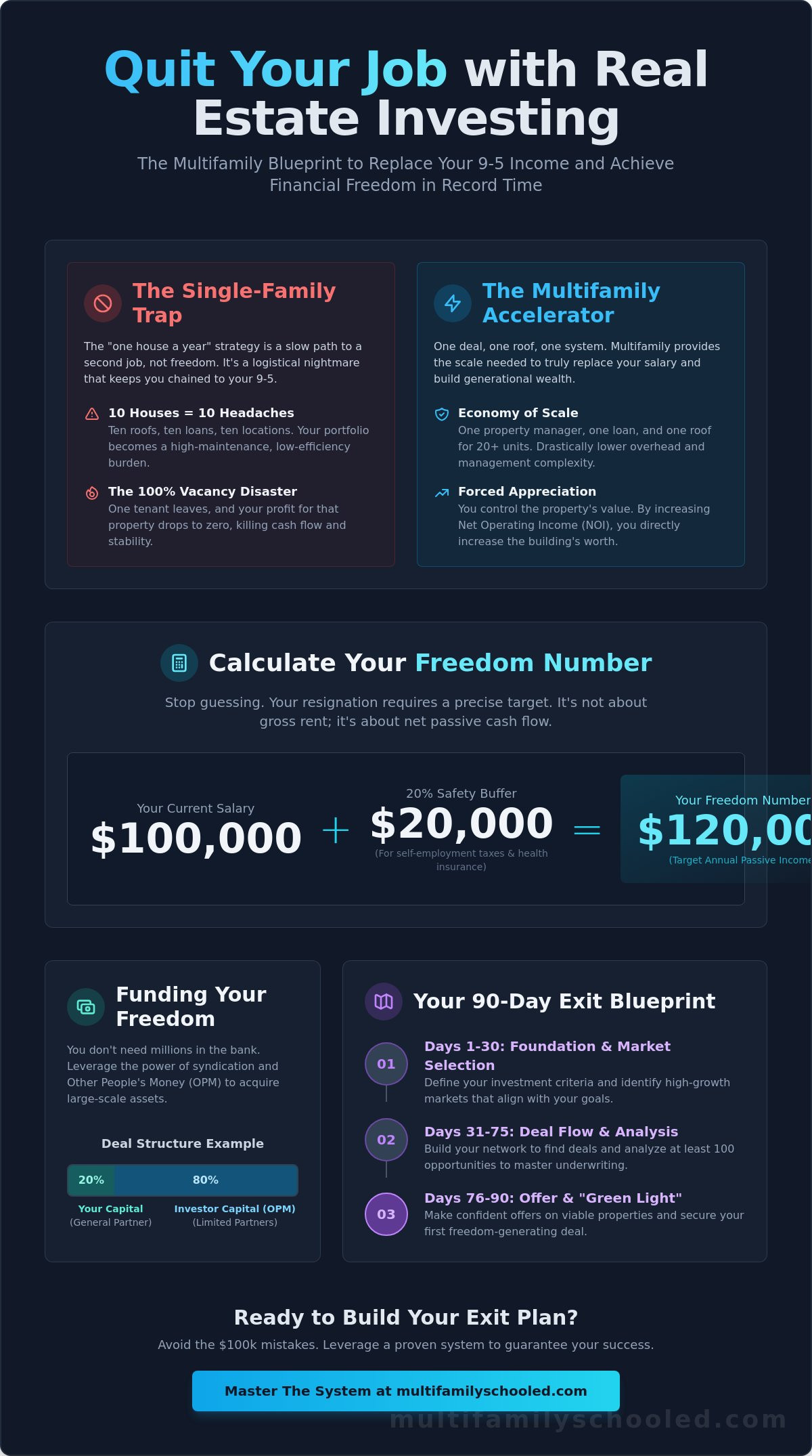 How to quit your job with real estate investing